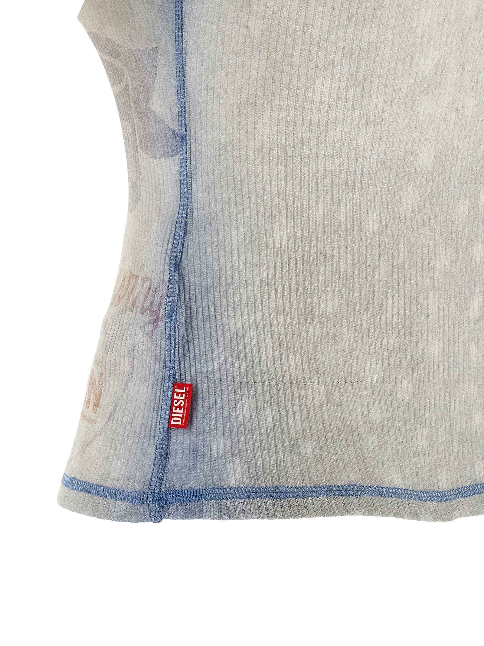 Diesel Blue Cotton T-Shirt