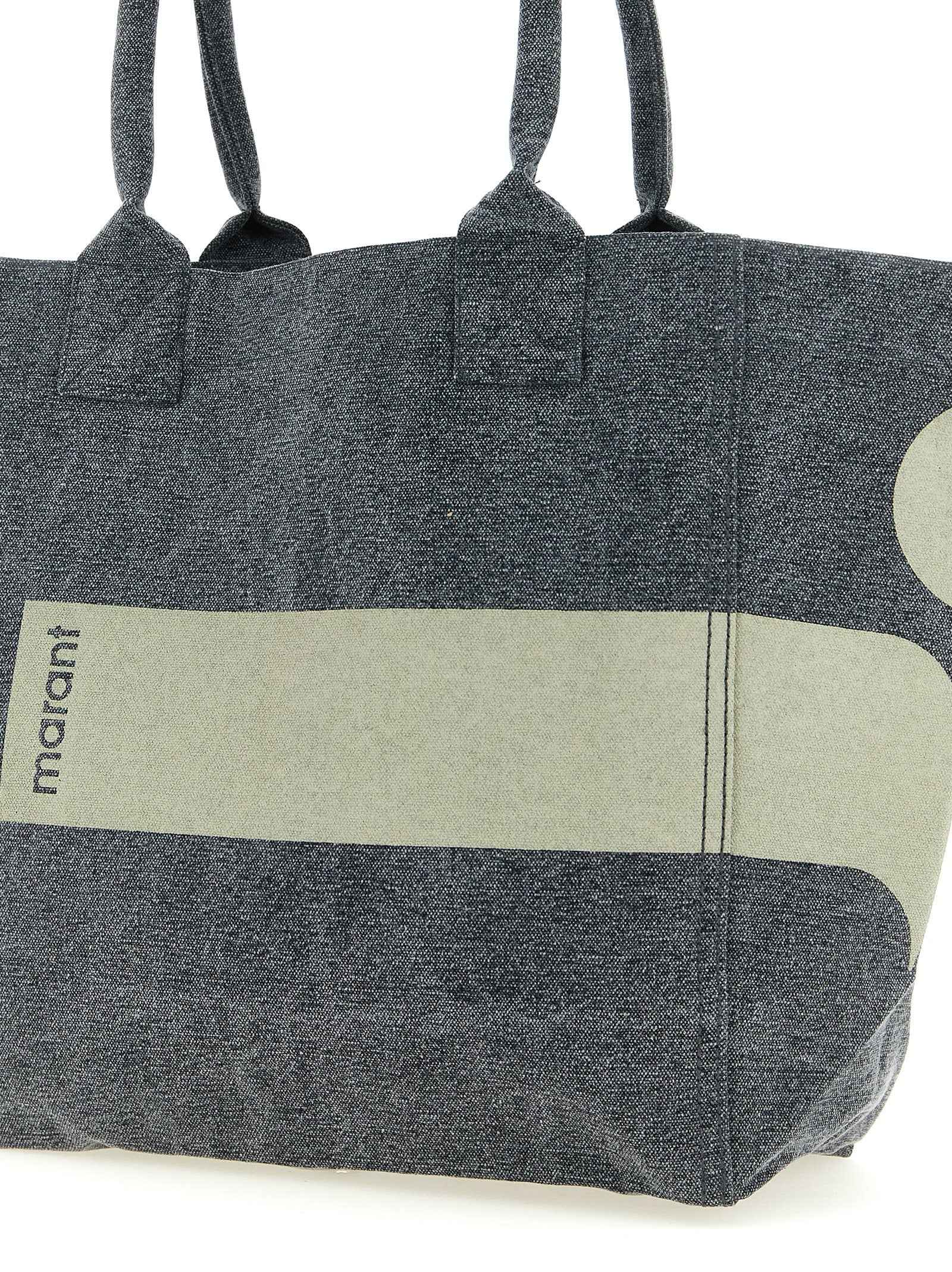 Isabel Marant Black Cotton Tote Bag