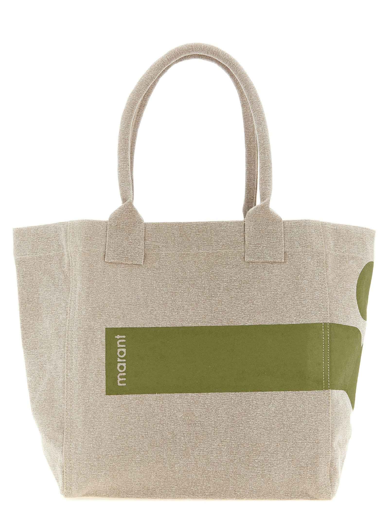 Isabel Marant Bicolor Cotton Tote Bag