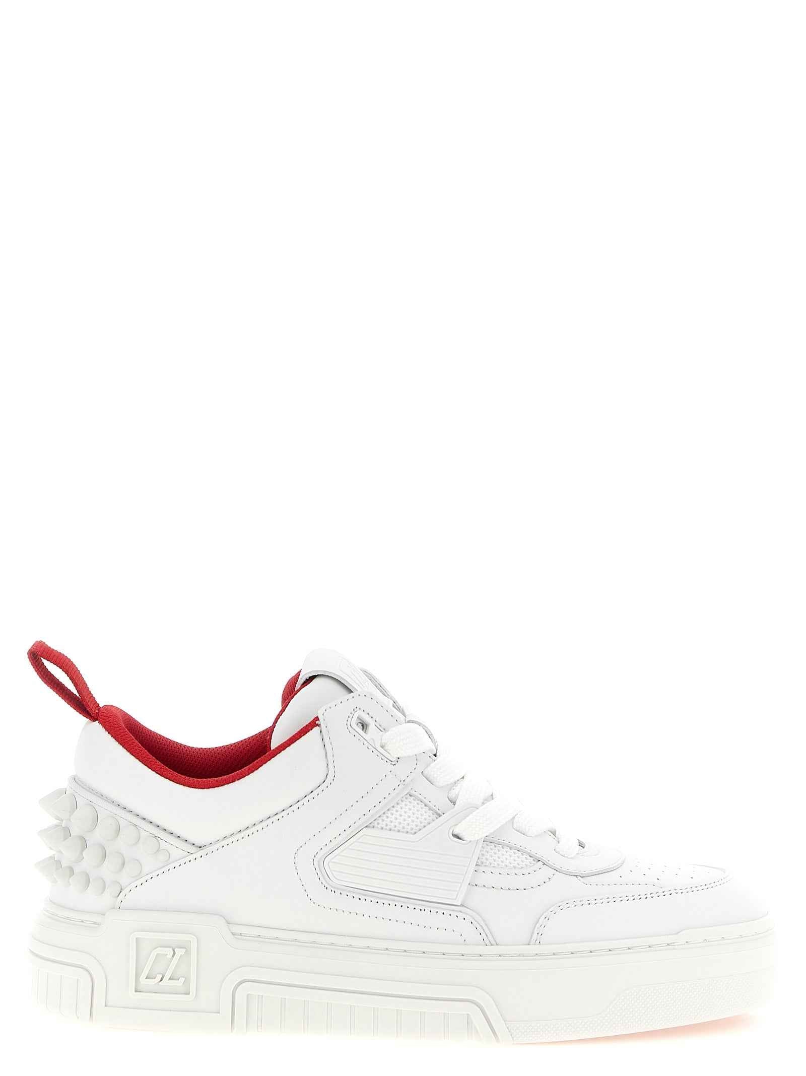 Christian Louboutin White Calfskin Athletic Sneakers