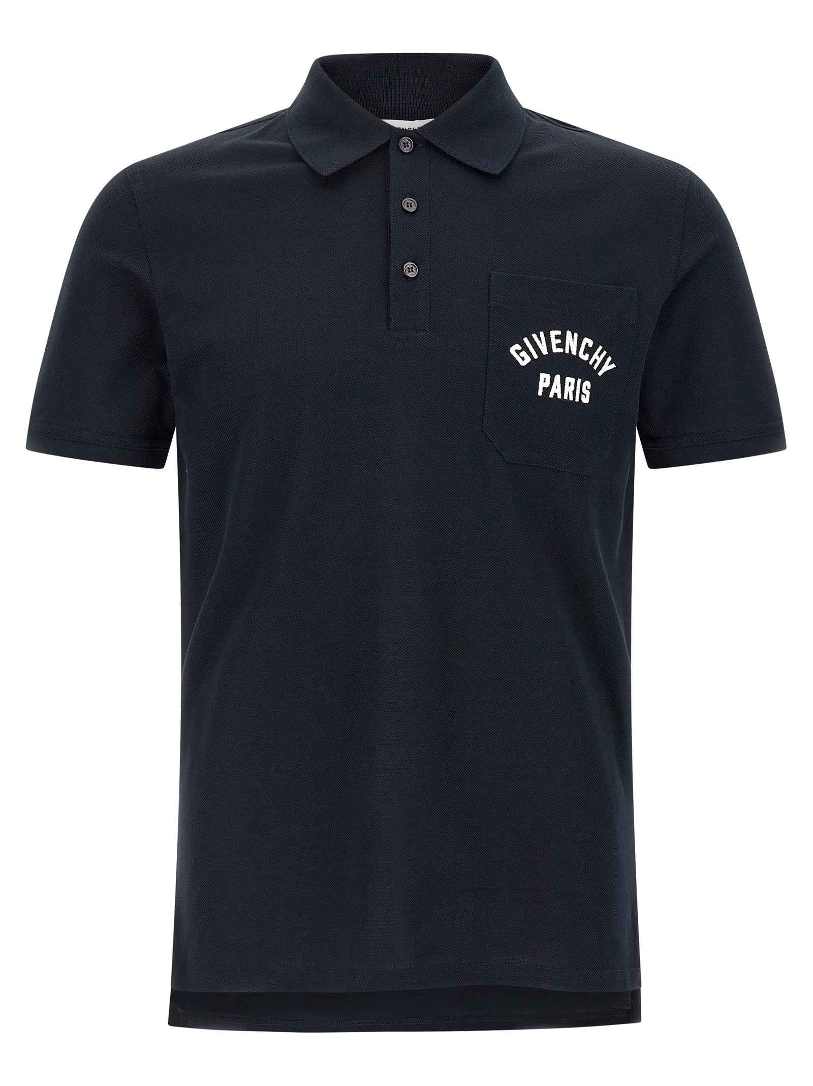 Givenchy Blue Cotton Polo Shirt