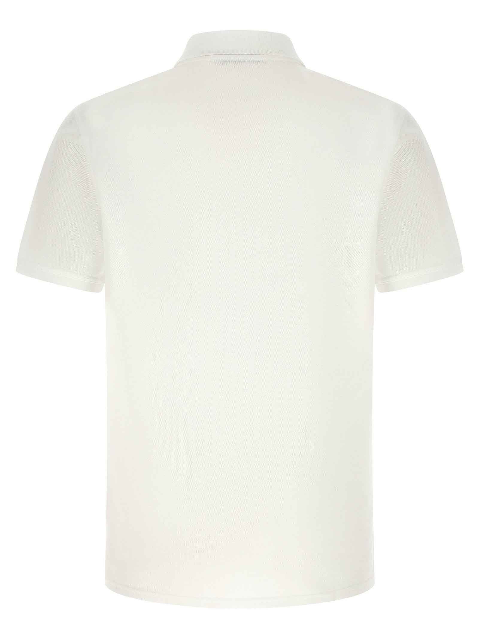Givenchy White Cotton Polo Shirt