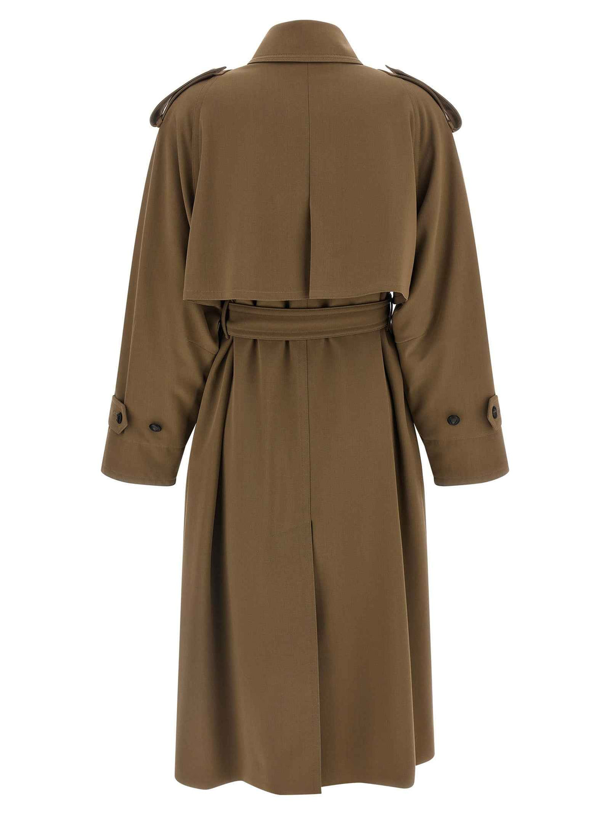 Max Mara Brown Virgin Wool Coat