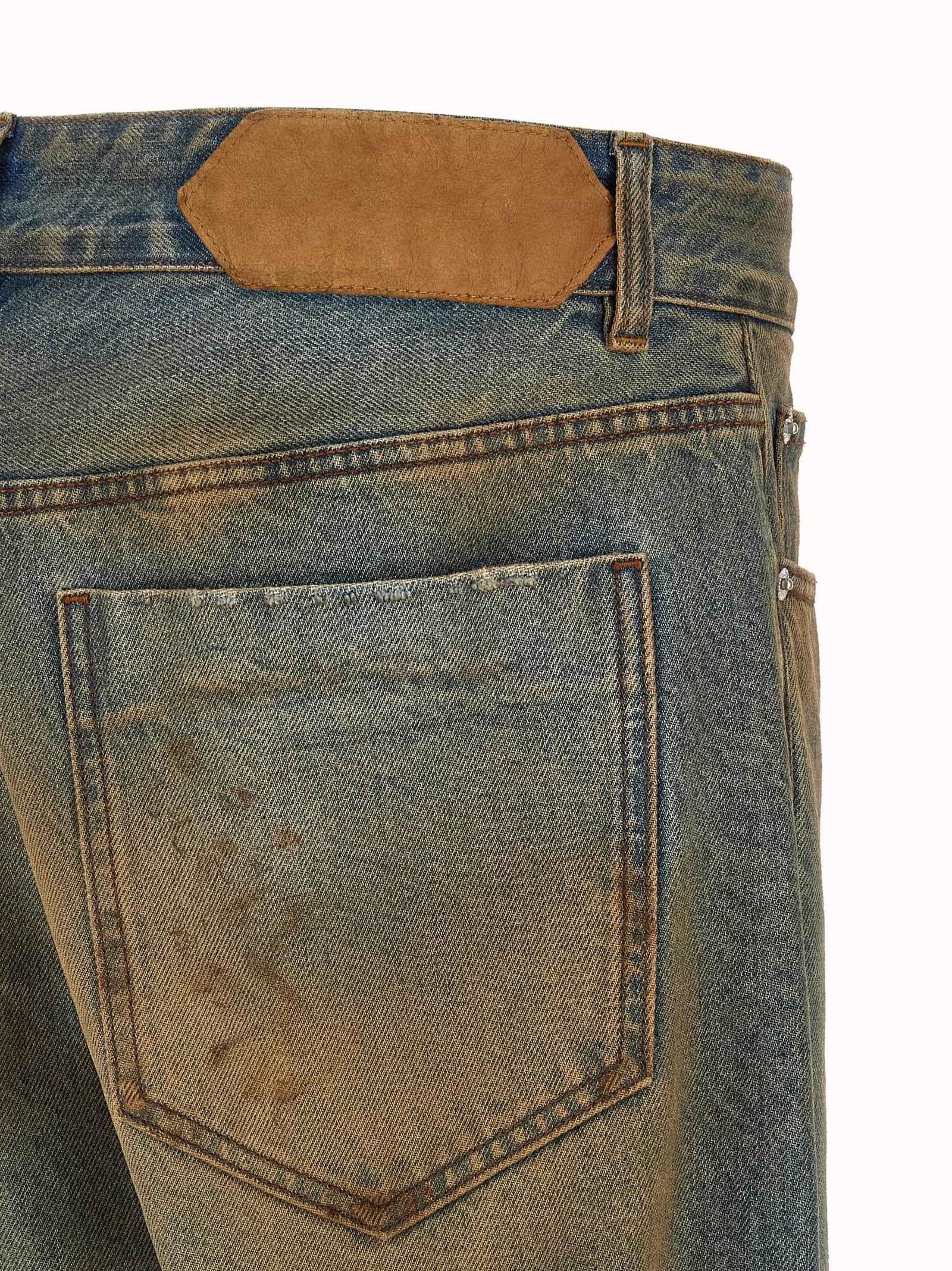 Jacquemus Multicolor Cotton Straight-Leg Jeans