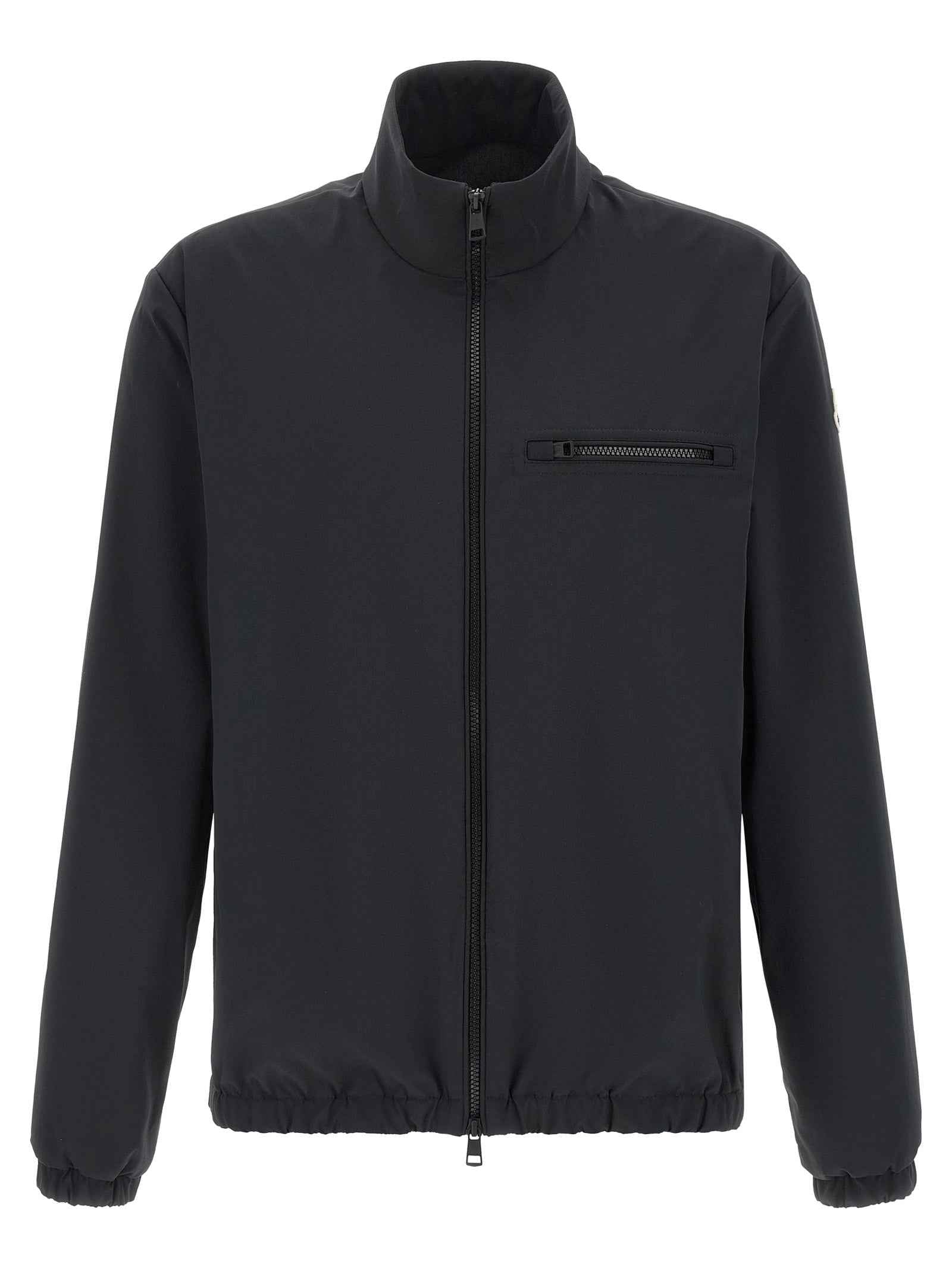 Moncler Black Polyester Shell Jacket