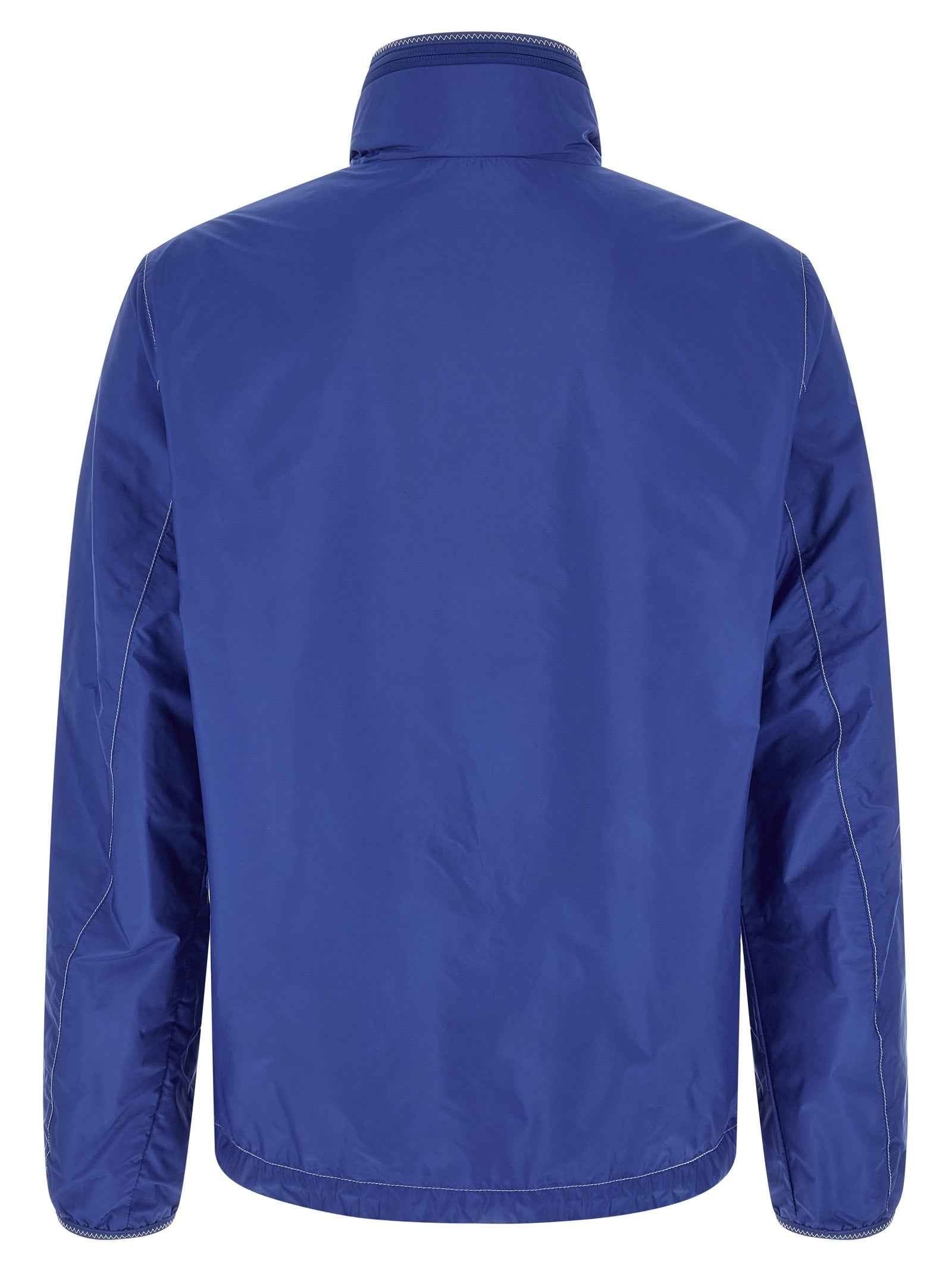 Moncler Blue Polyamide Shell Jacket