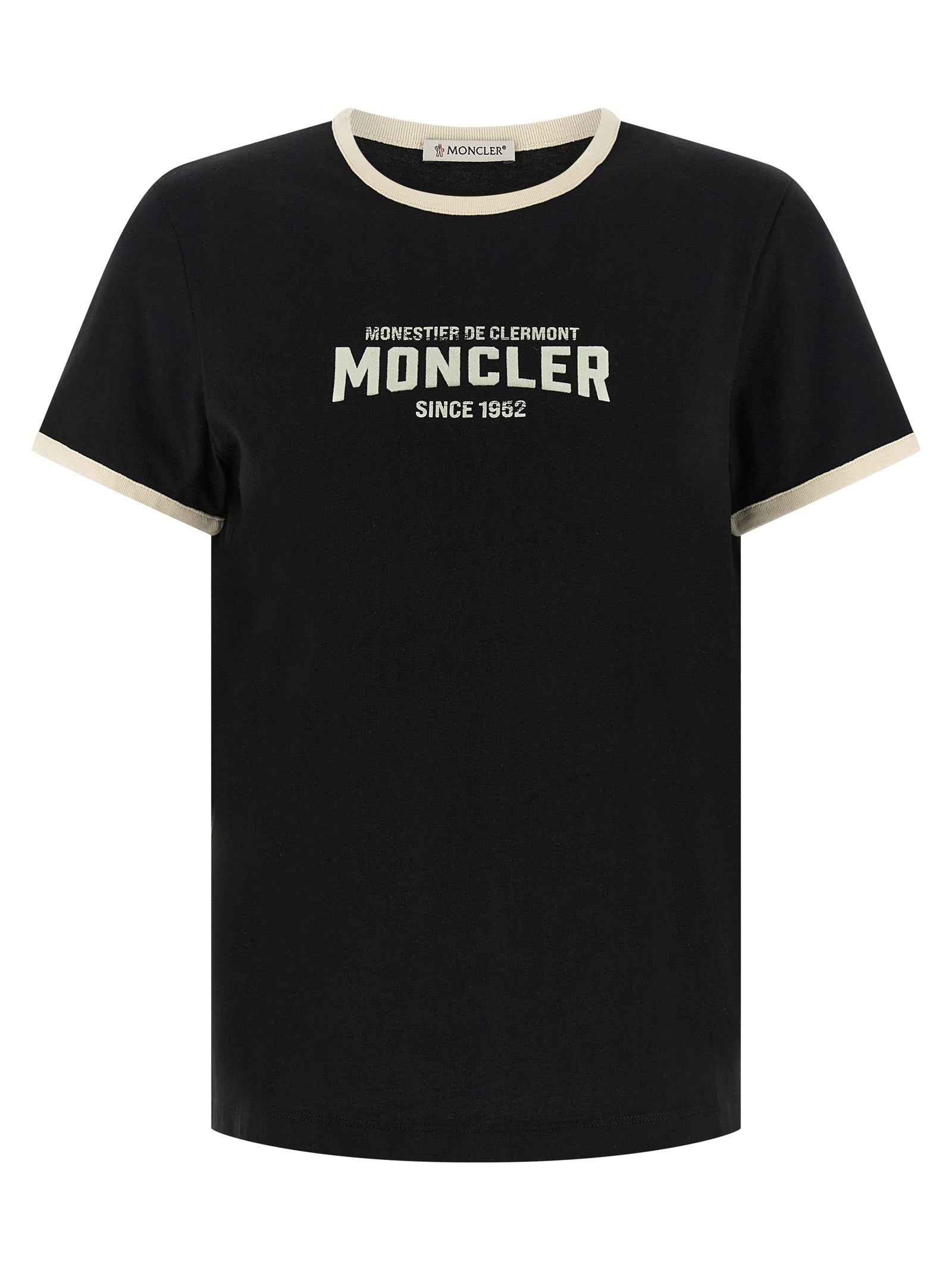 Moncler Black Cotton T-Shirt