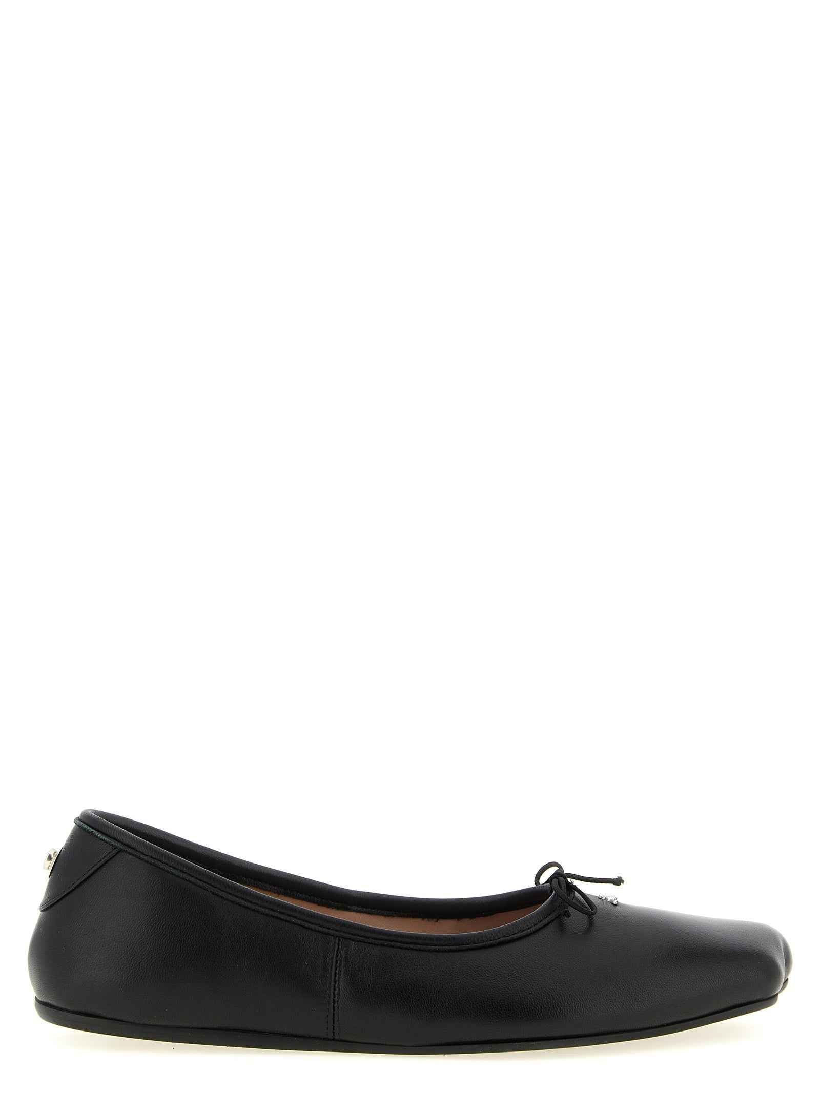 Vivienne Westwood Black Lamb Leather Ballet Flats
