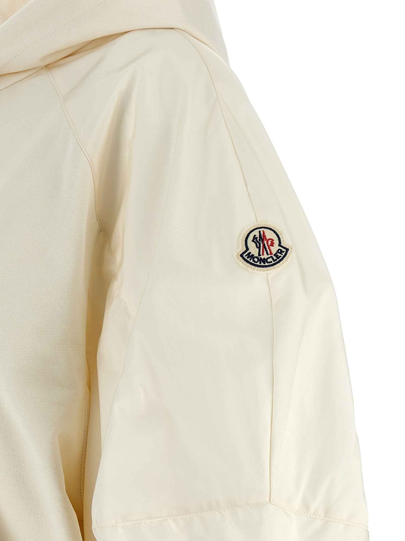 Moncler White Cotton Hoodie