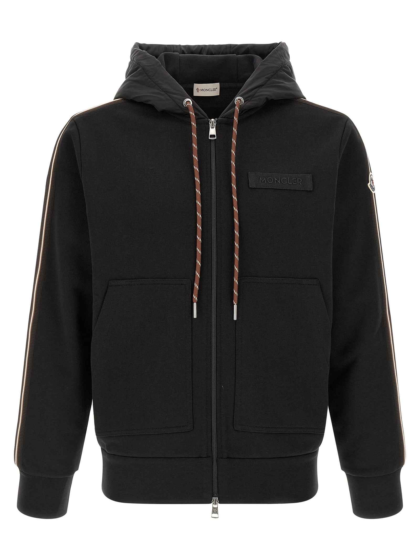 Moncler Black Polyamide Sweatshirt