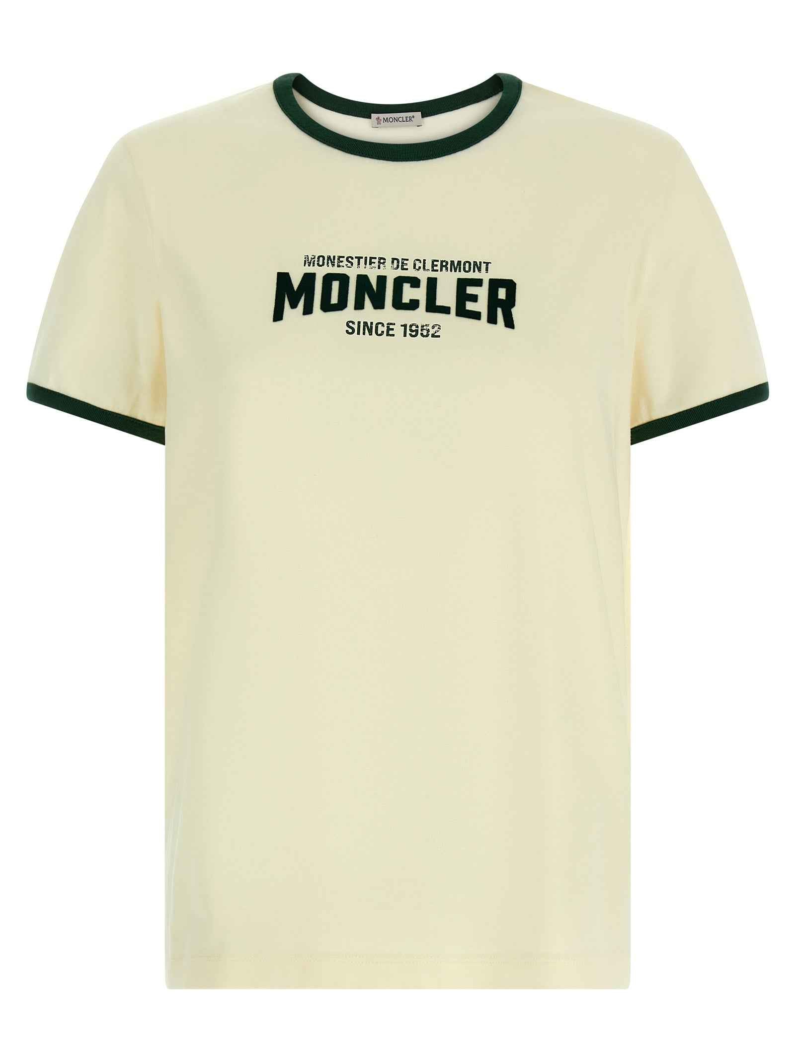 Moncler Beige Cotton T-Shirt