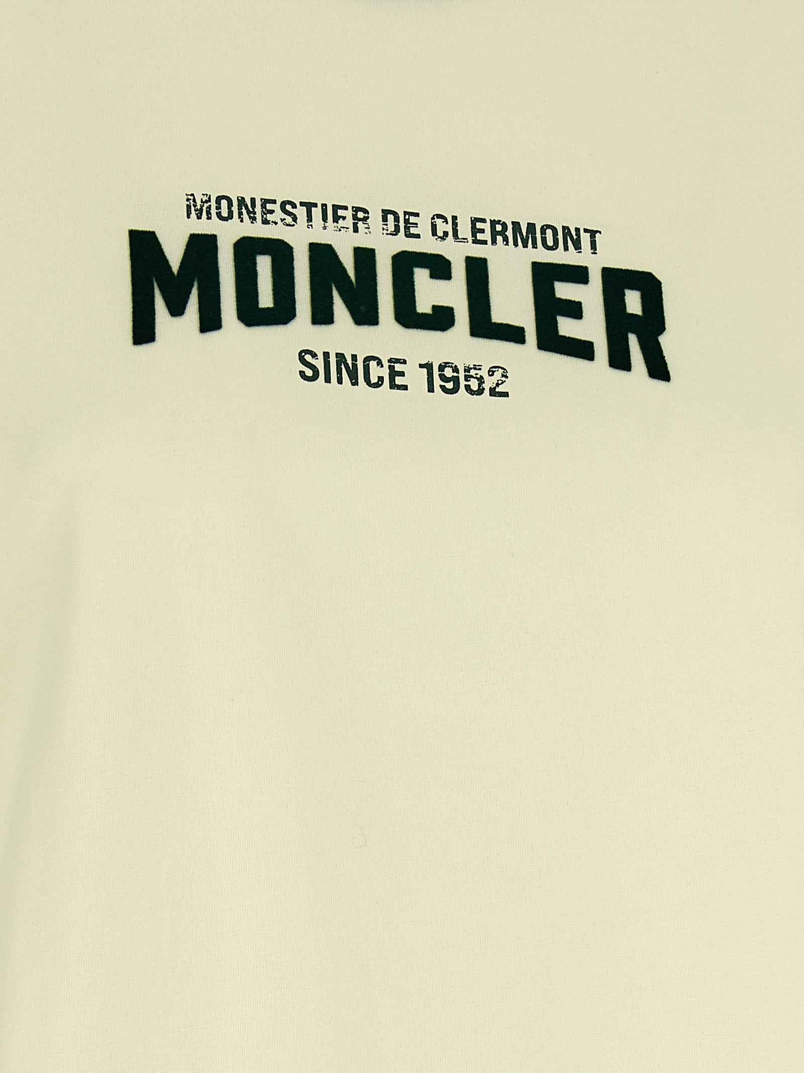 Moncler Beige Cotton T-Shirt