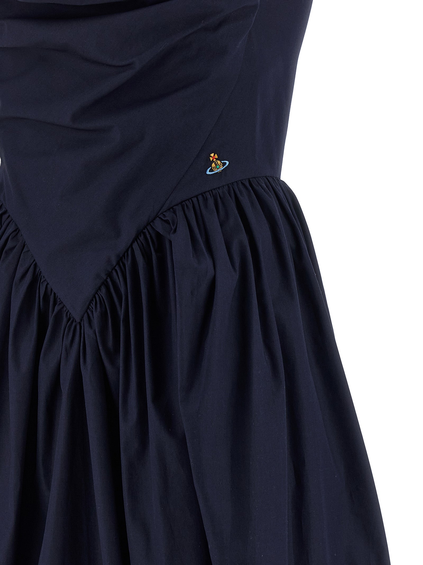 Vivienne Westwood Blue Cotton Midi Dress