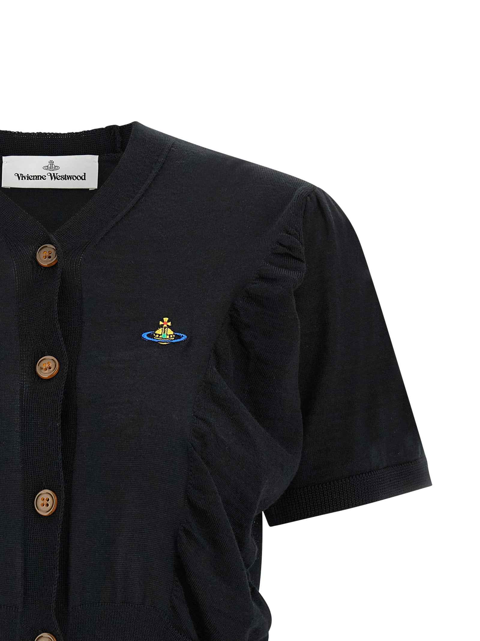 Vivienne Westwood Black Wool Cardigan