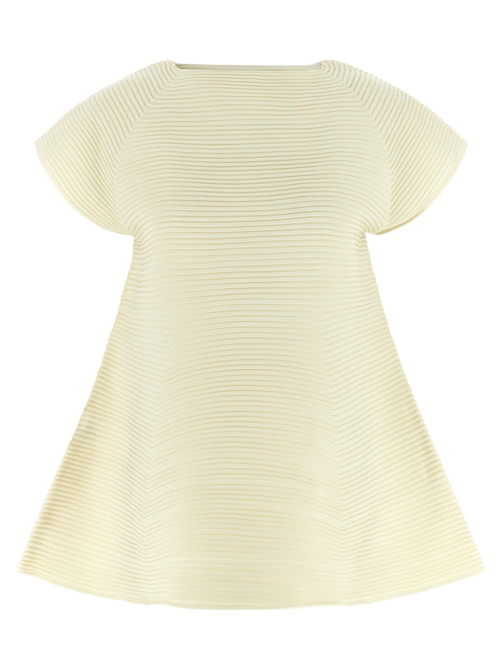Issey Miyake Bicolor Polyester Short Dress