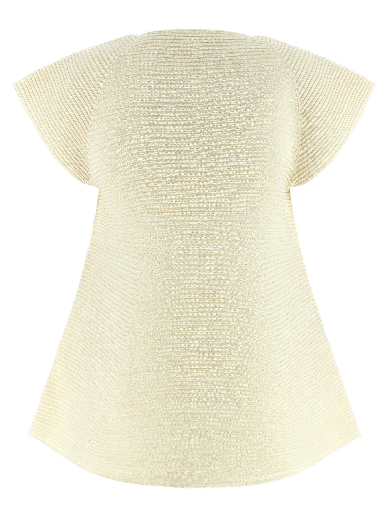 Issey Miyake Bicolor Polyester Short Dress