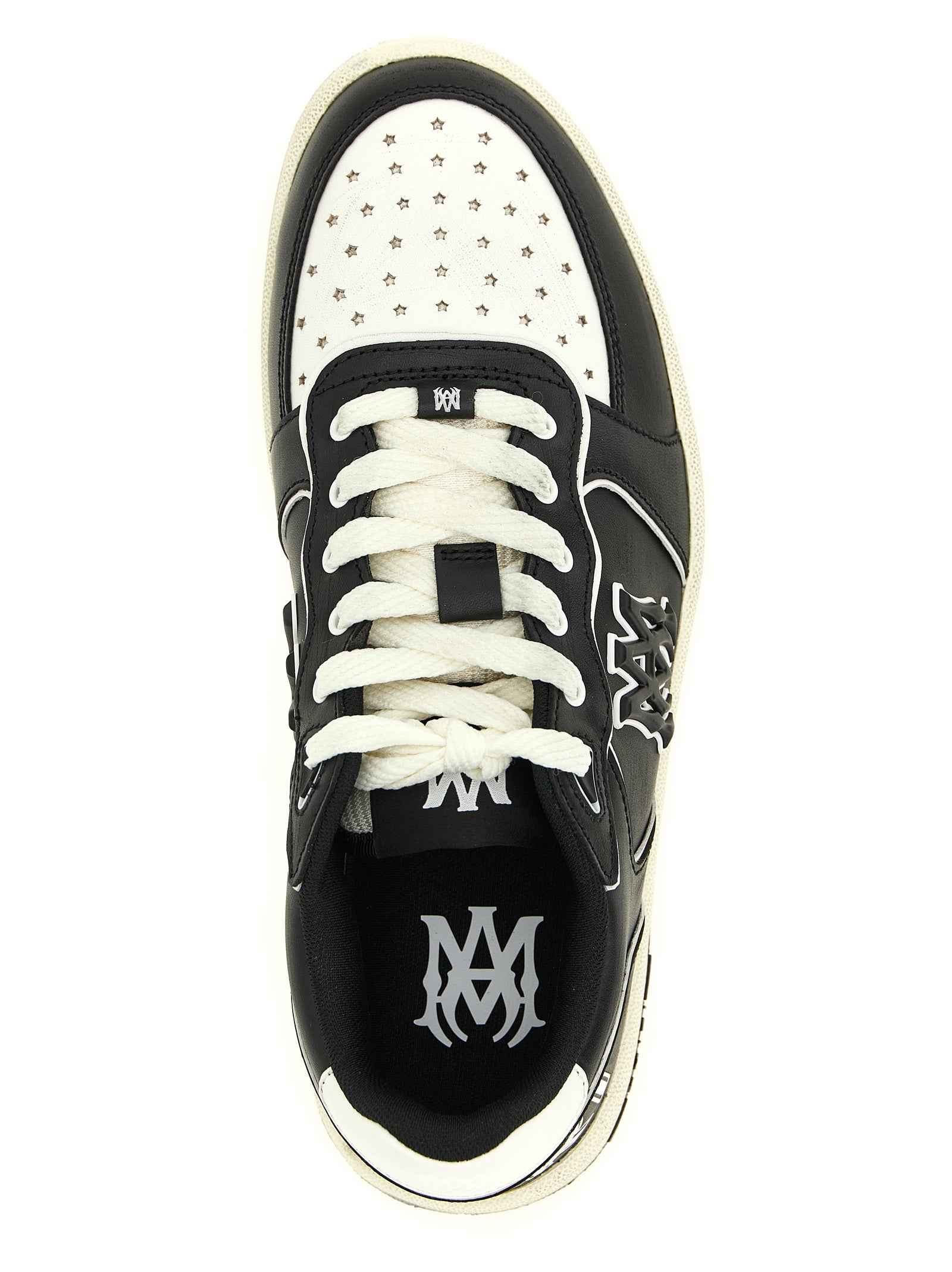 Amiri Bicolor Bovine Leather Low Top Sneakers