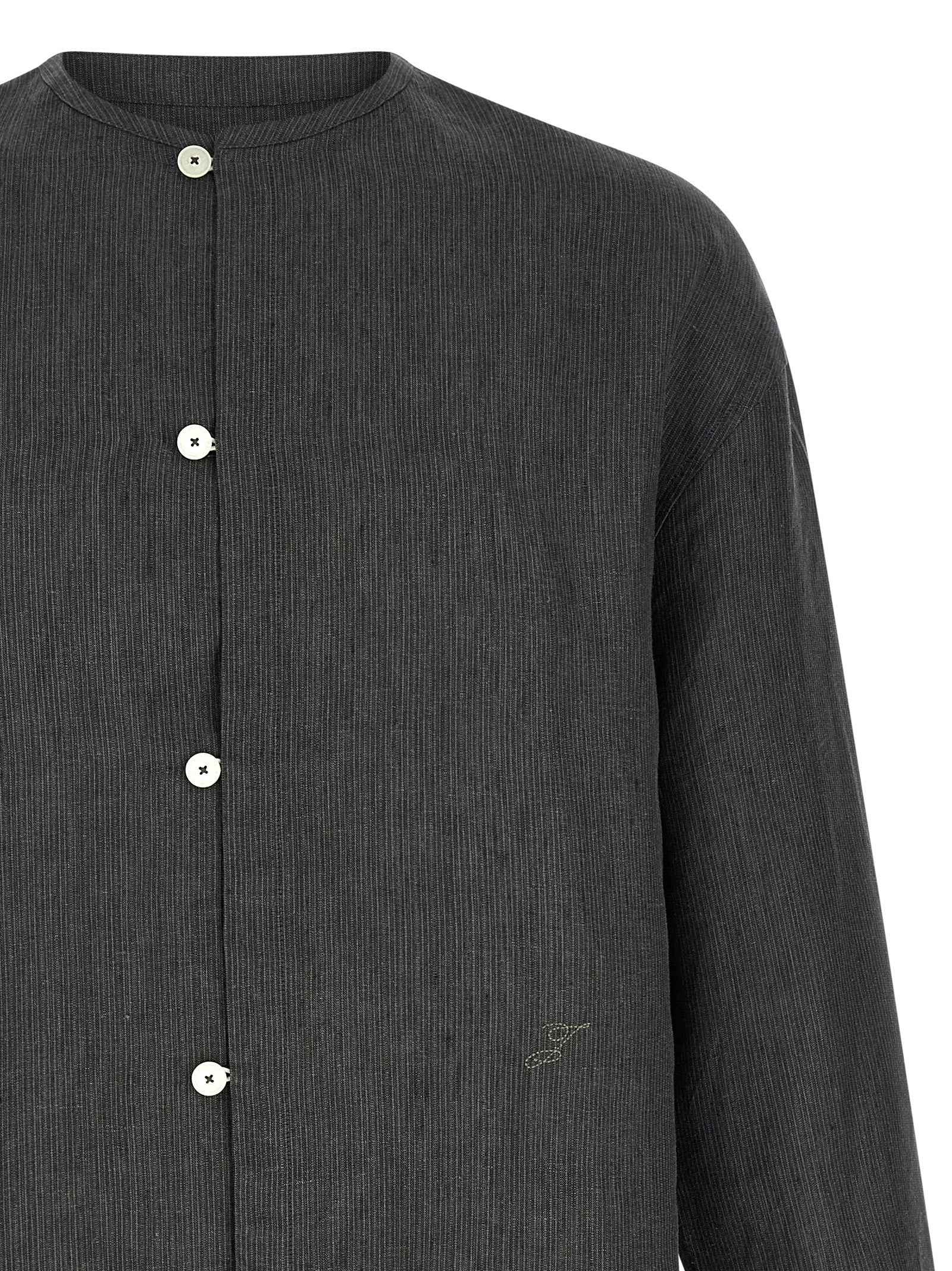 Jacquemus Gray Linen Blouse
