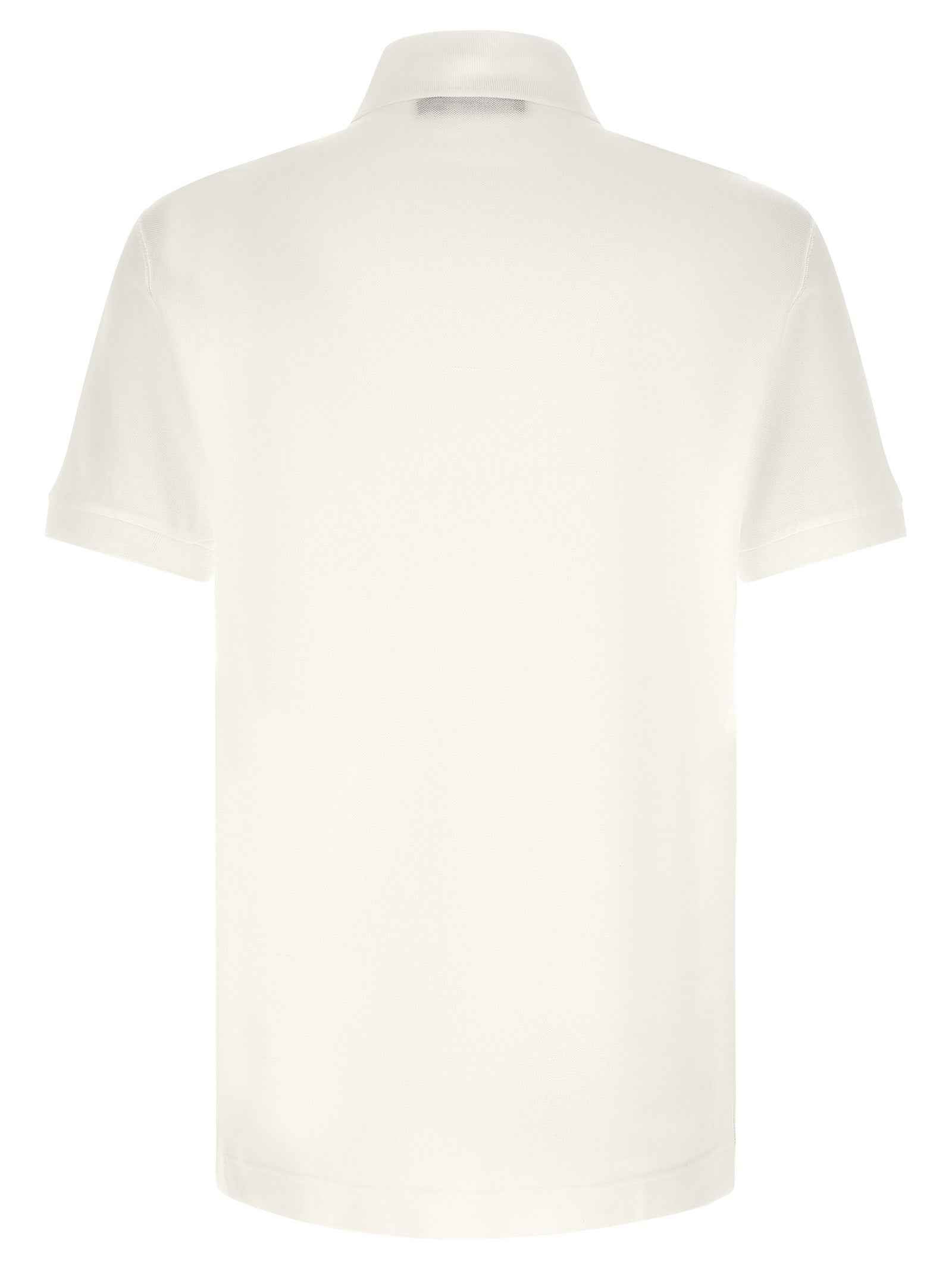 Dolce & Gabbana White Cotton Polo Shirt