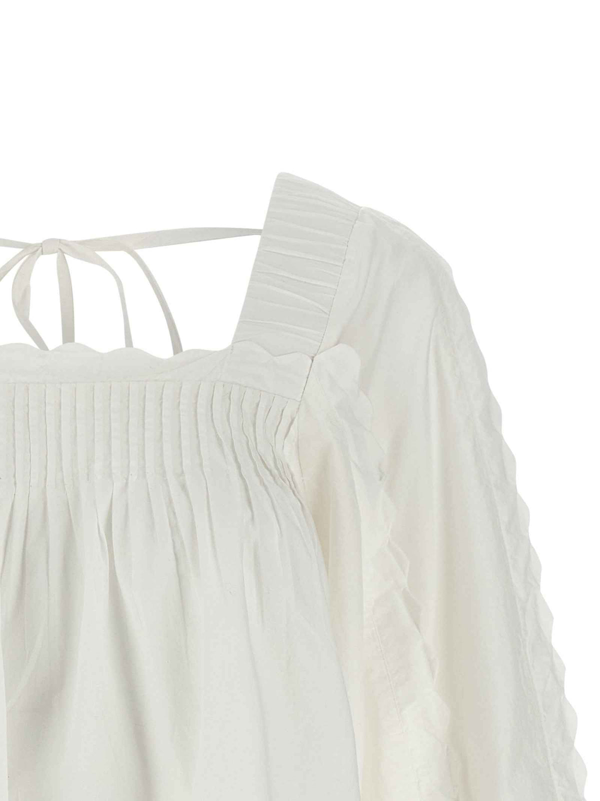 FARM RIO White Cotton Blouse