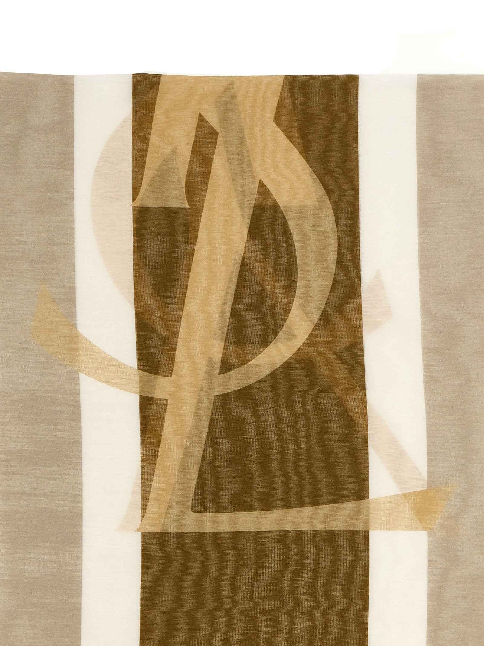 Saint Laurent Multicolor Cotton Foulard