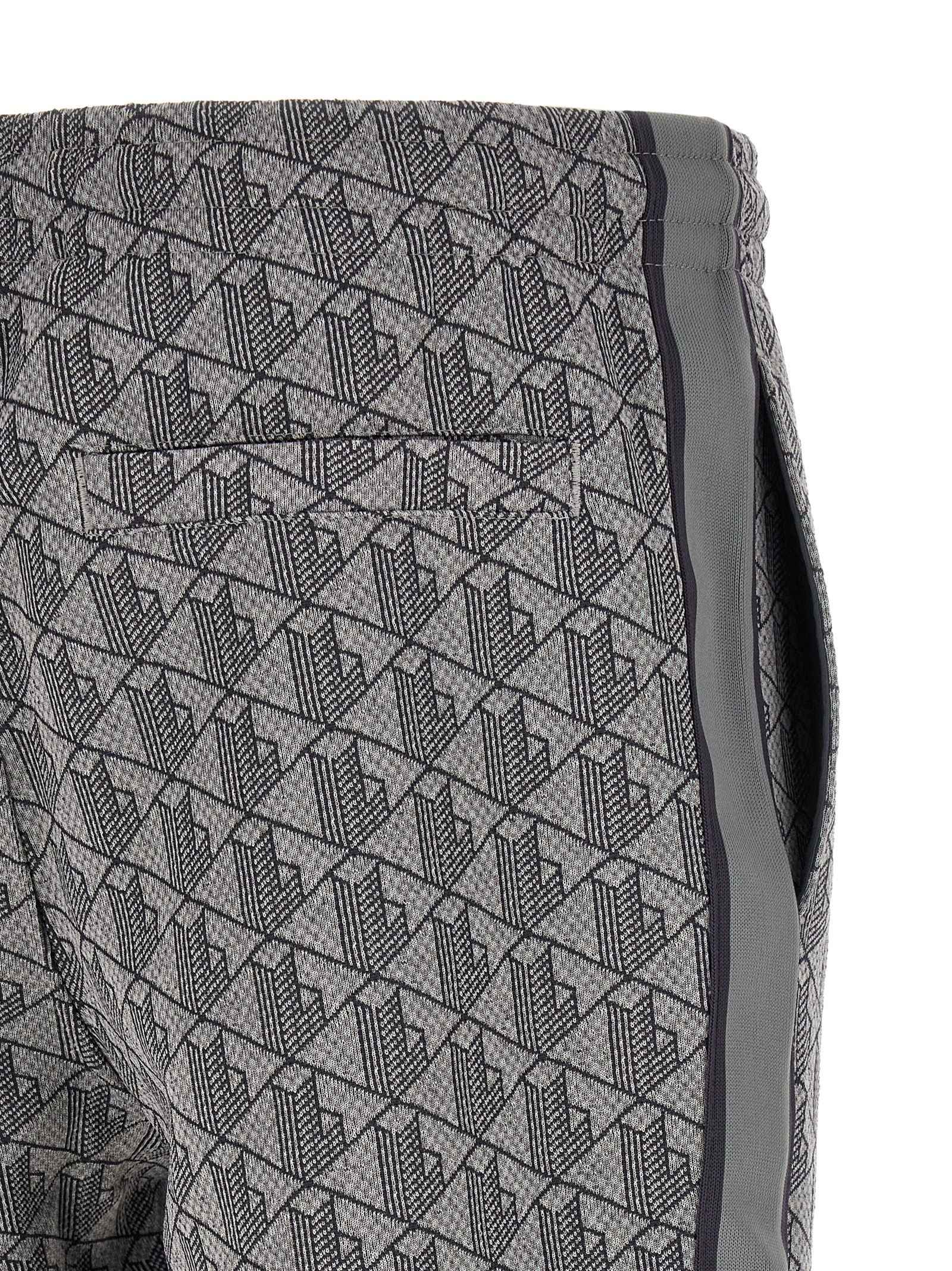 Lacoste Gray Polyester Joggers (Workout Pants)