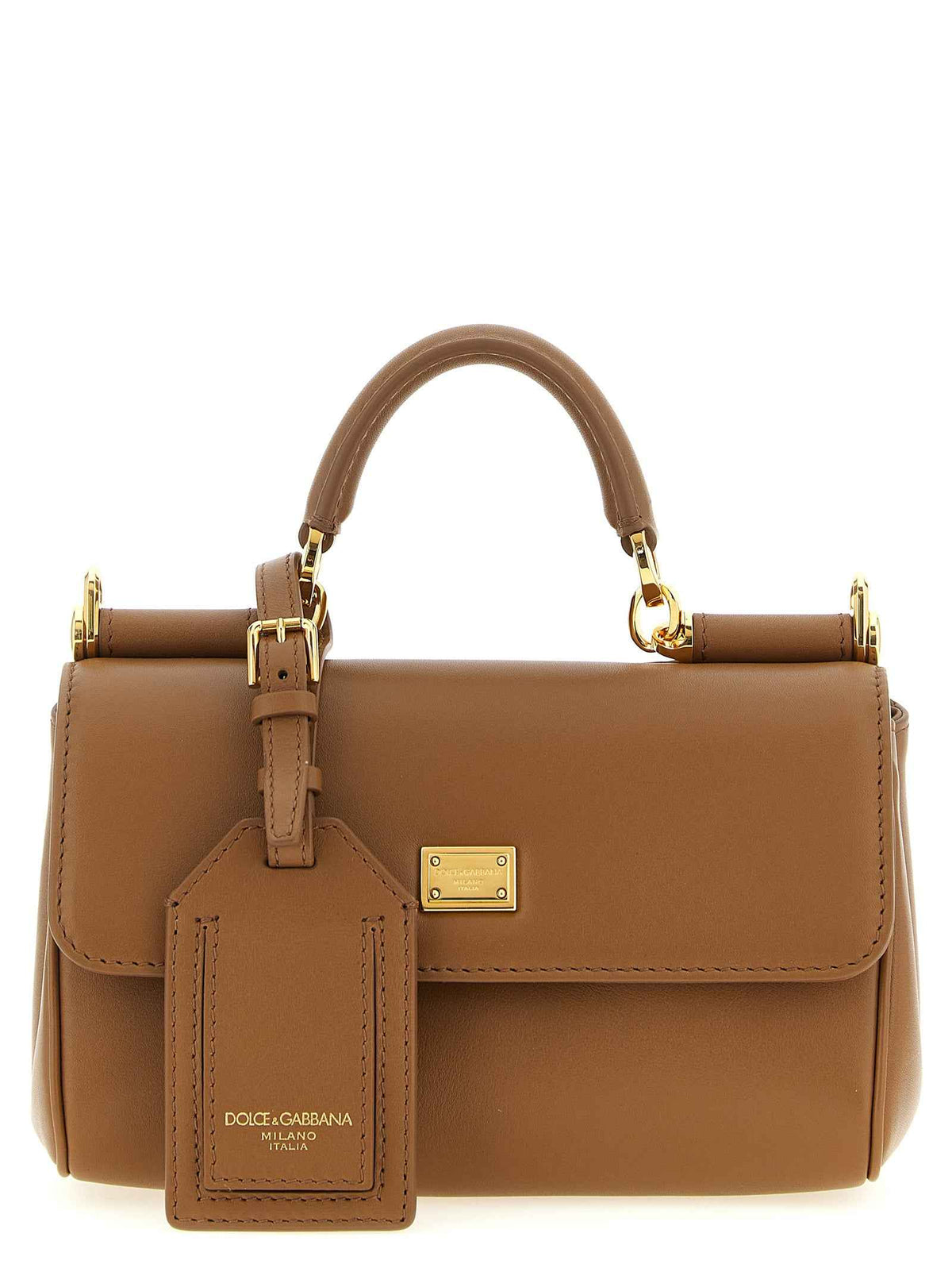Dolce & Gabbana Brown Calfskin Handbag