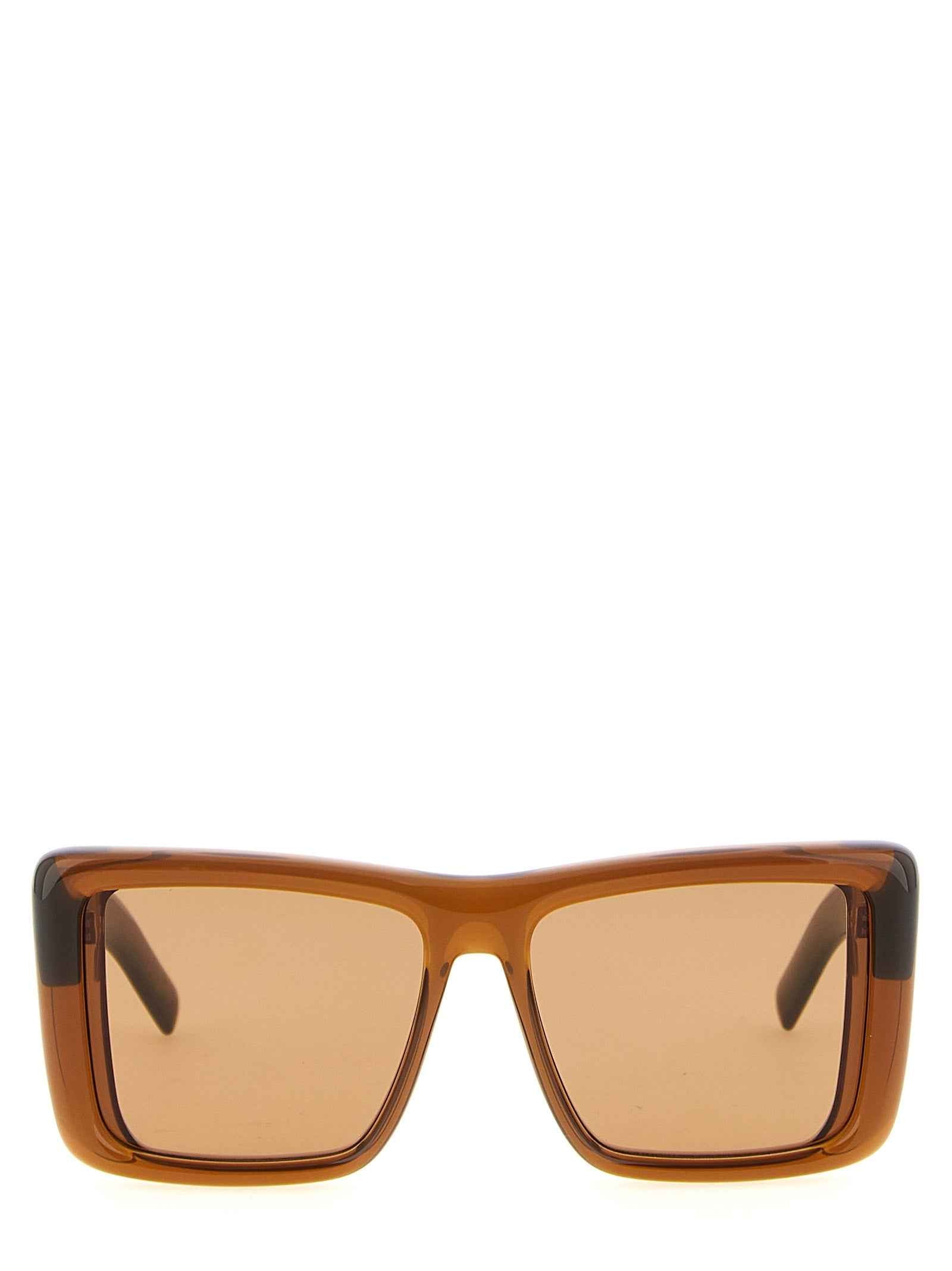 Saint Laurent Brown Acetate Sunglasses