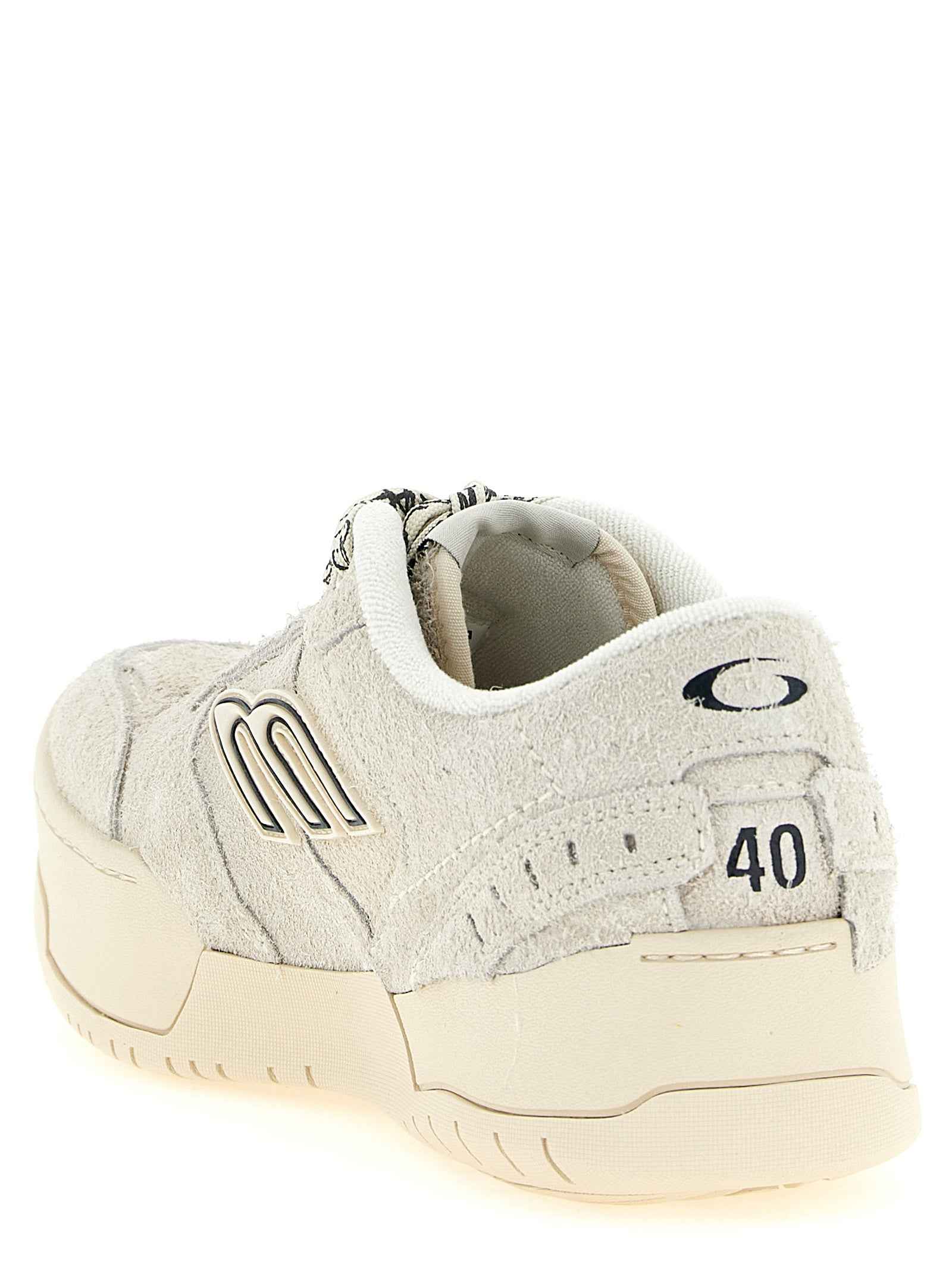 Balenciaga Beige Bovine Leather Platform Sneakers