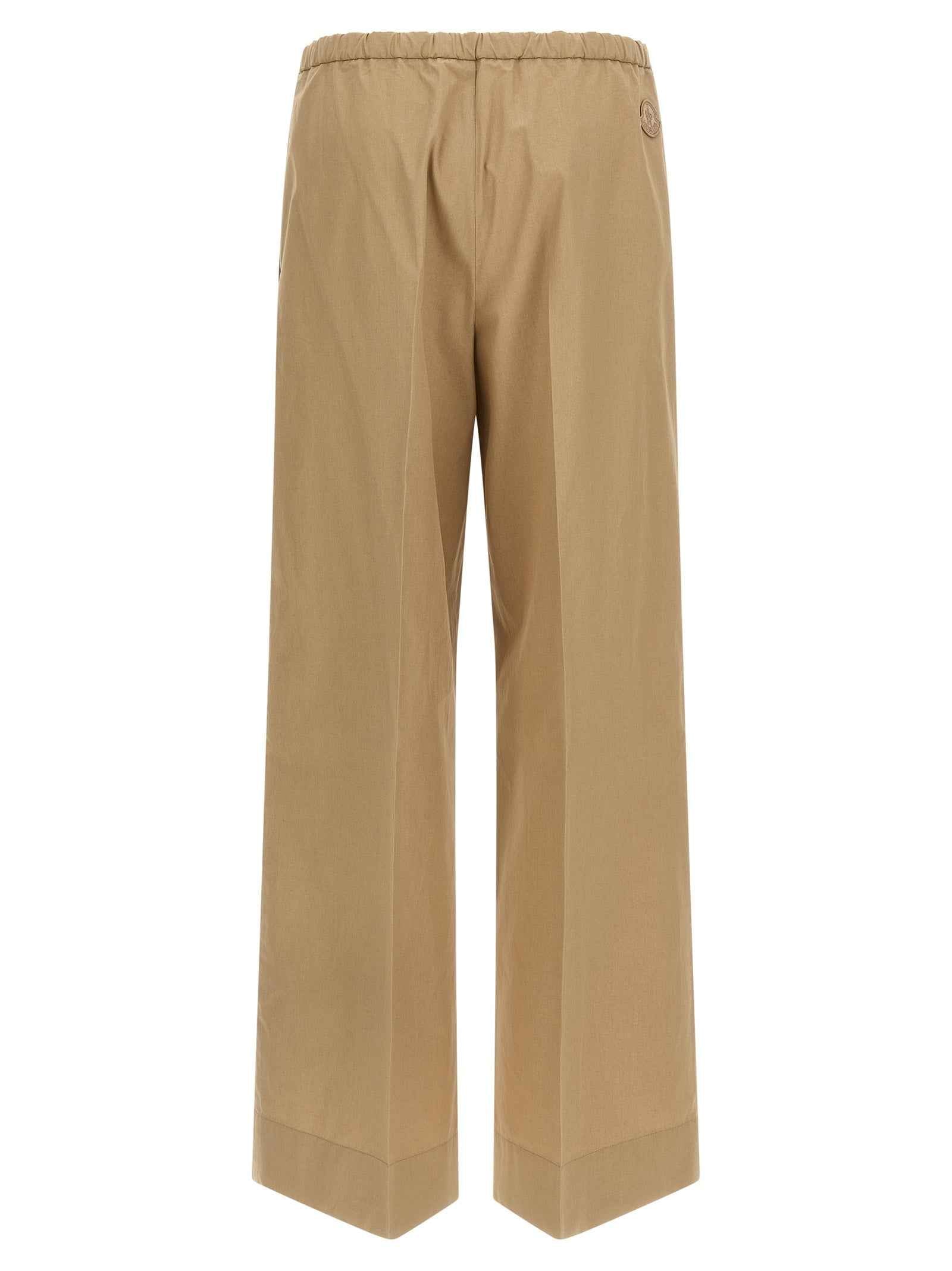 Moncler Beige Cotton Casual Pants
