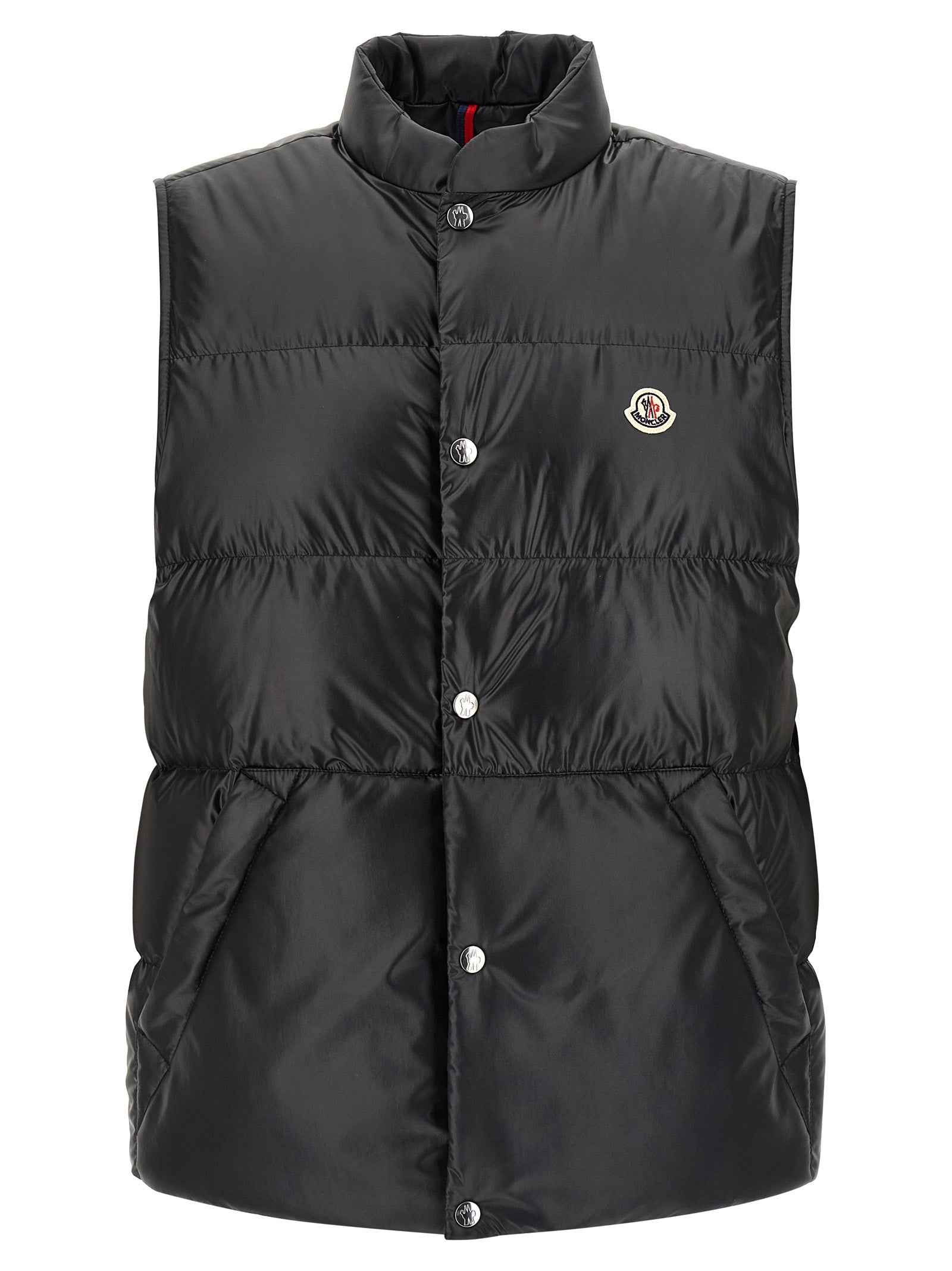 Moncler Black Polyester Sleeveless Jacket