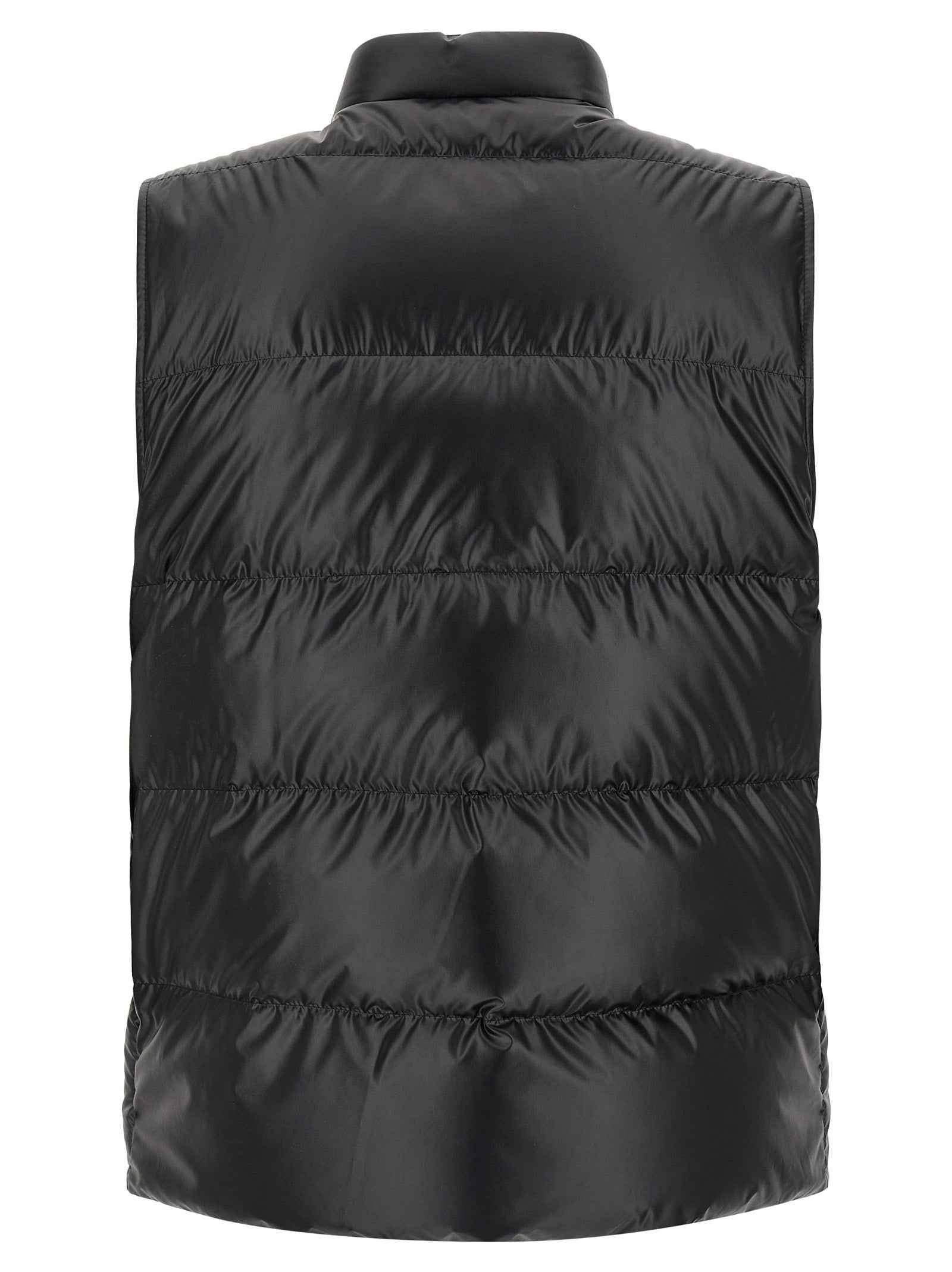 Moncler Black Polyester Sleeveless Jacket