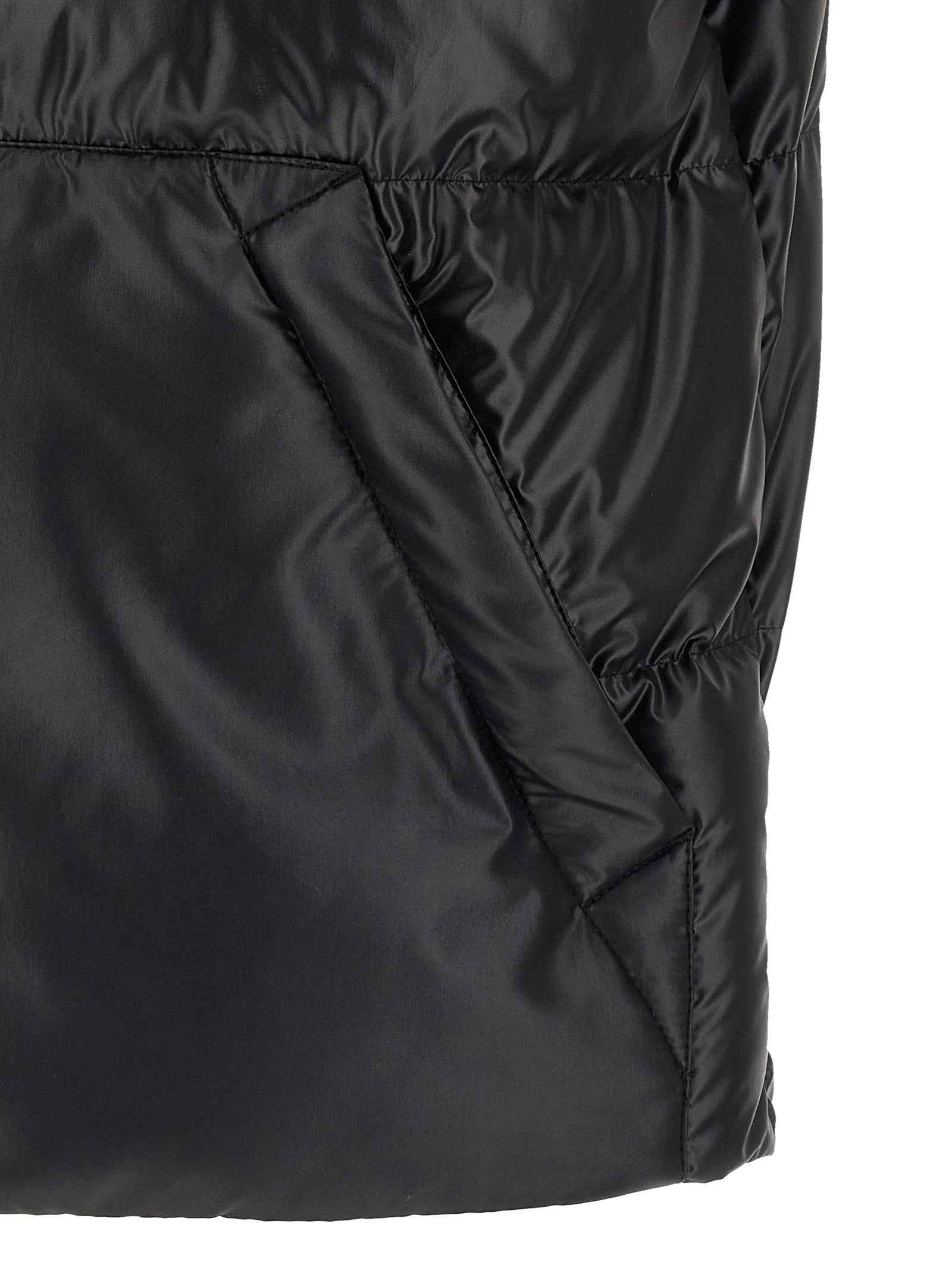 Moncler Black Polyester Sleeveless Jacket