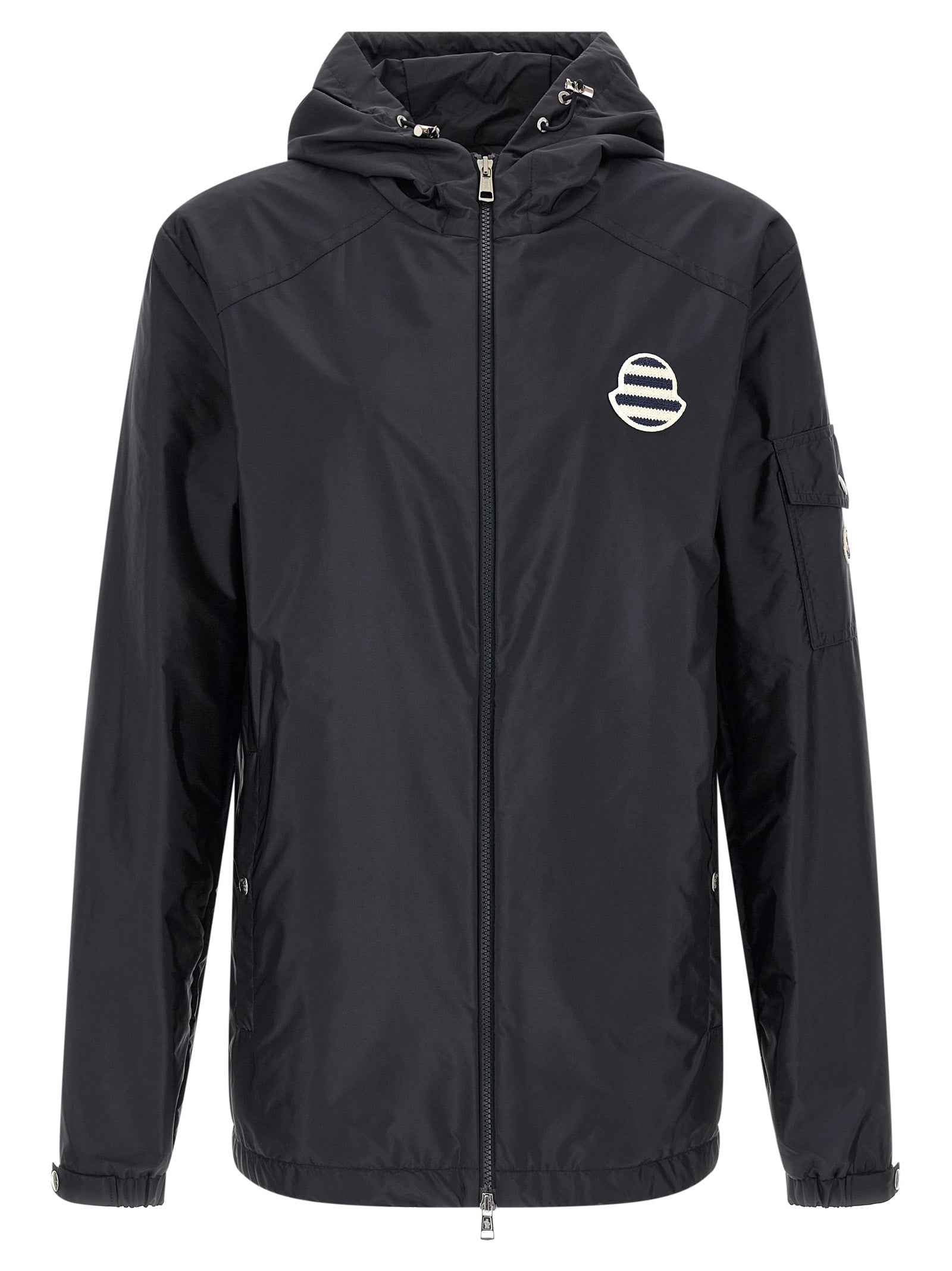 Moncler Blue Polyamide Shell Jacket