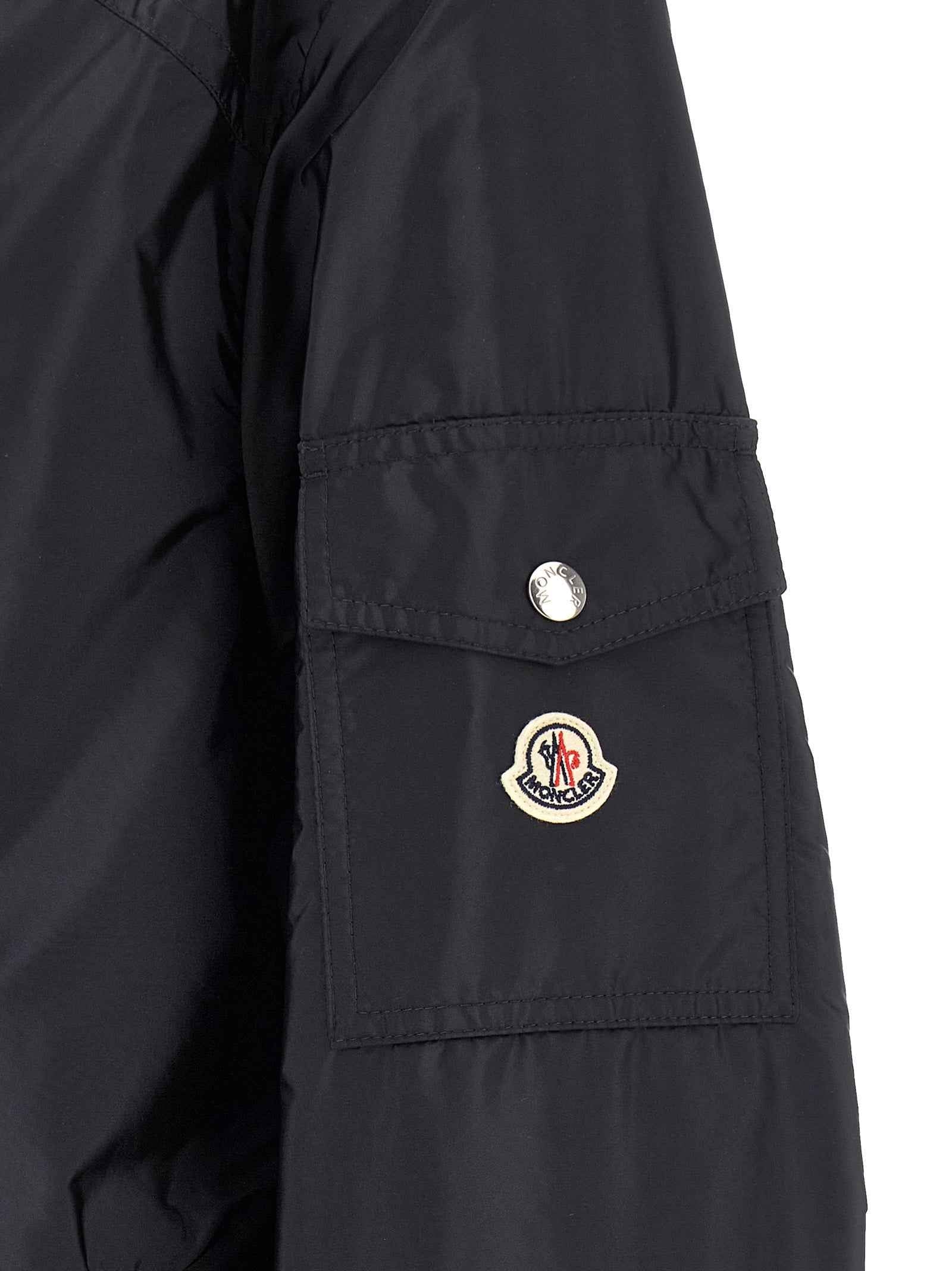 Moncler Blue Polyamide Shell Jacket