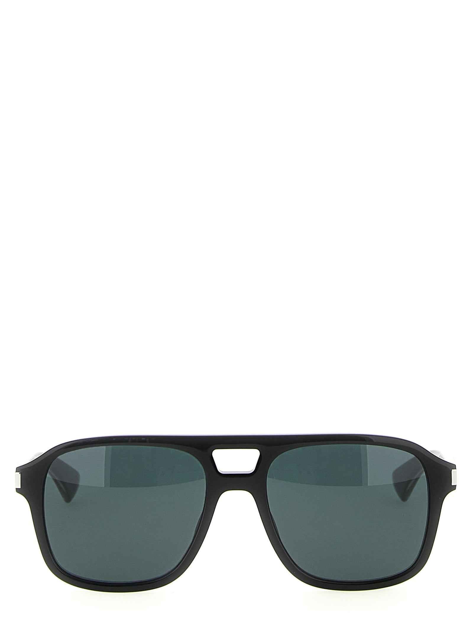 Saint Laurent Black Acetate Sunglasses