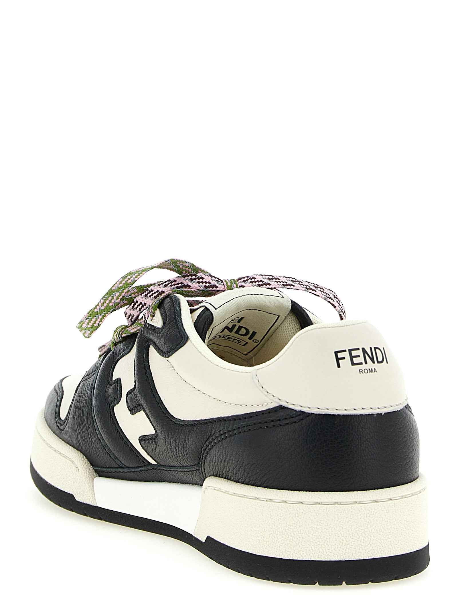 Fendi Bicolor Calfskin Athletic Sneakers