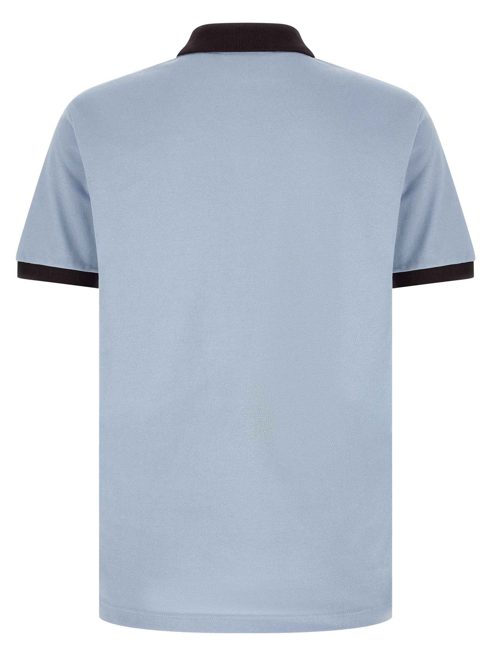 Lacoste Blue Cotton Polo Shirt