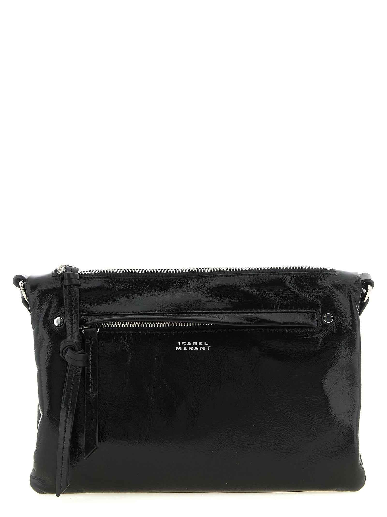 Isabel Marant Black Calfskin Crossbody Bag