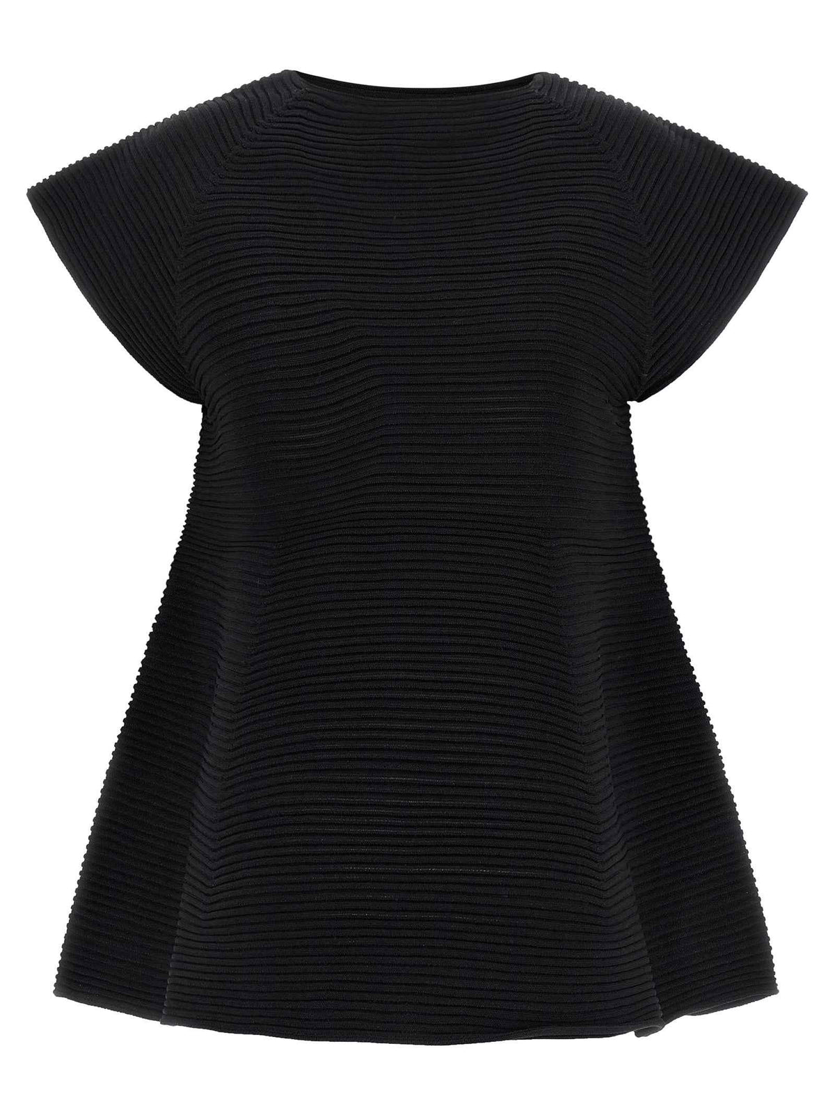 Issey Miyake Black Polyester Short Dress