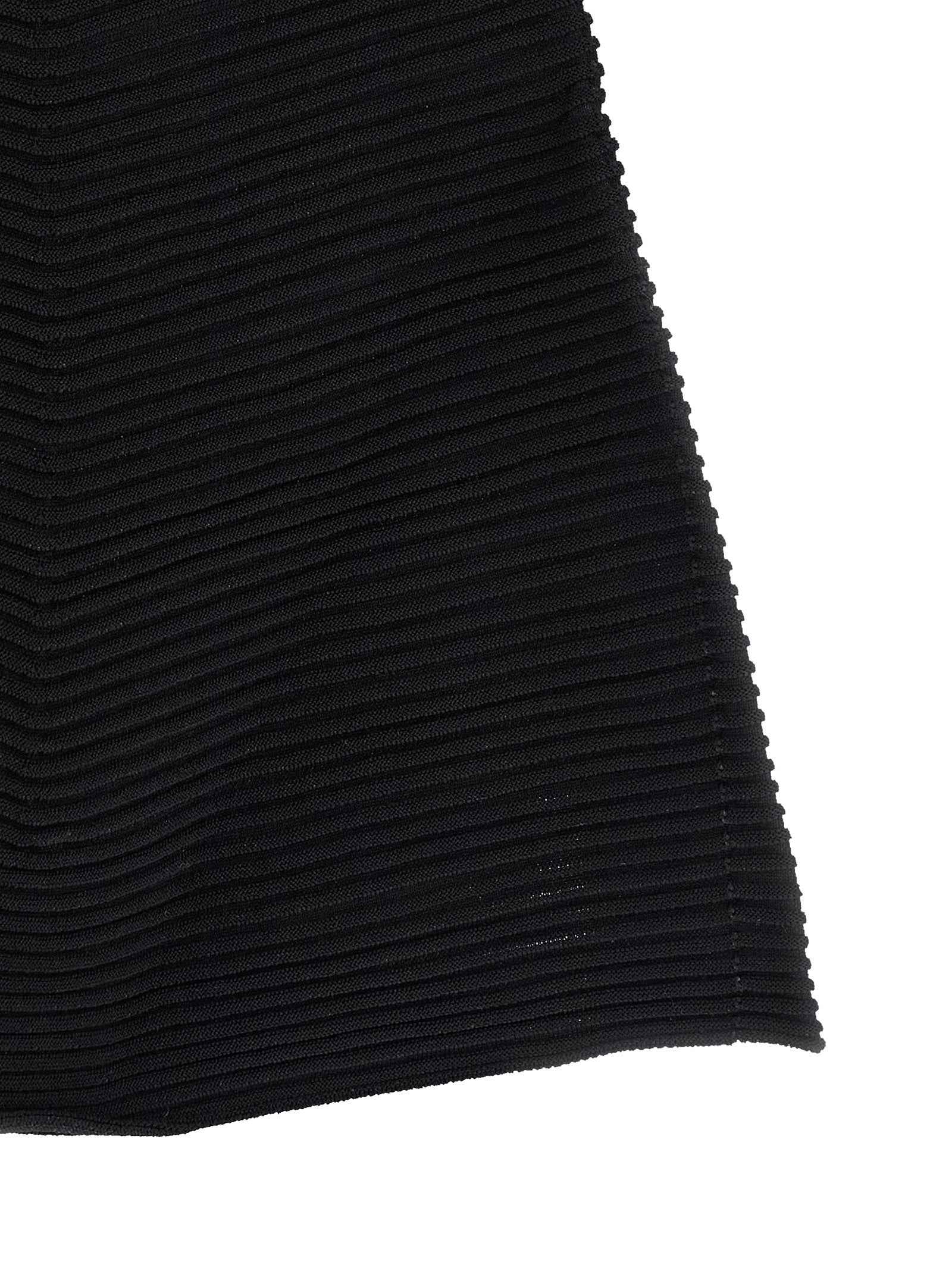 Issey Miyake Black Polyester Short Dress