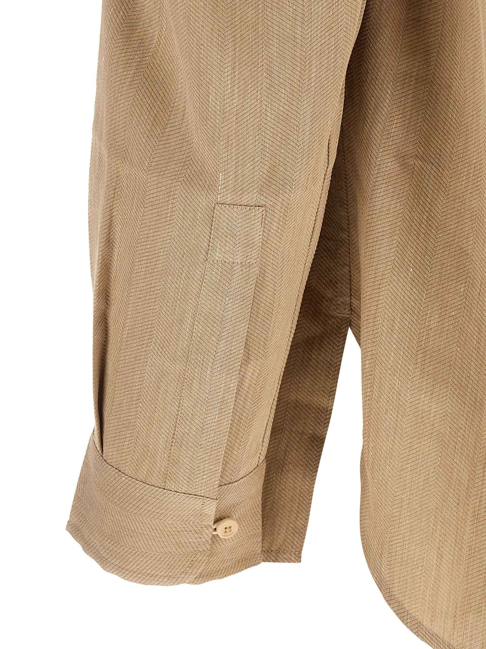 Jacquemus Beige Linen Blouse