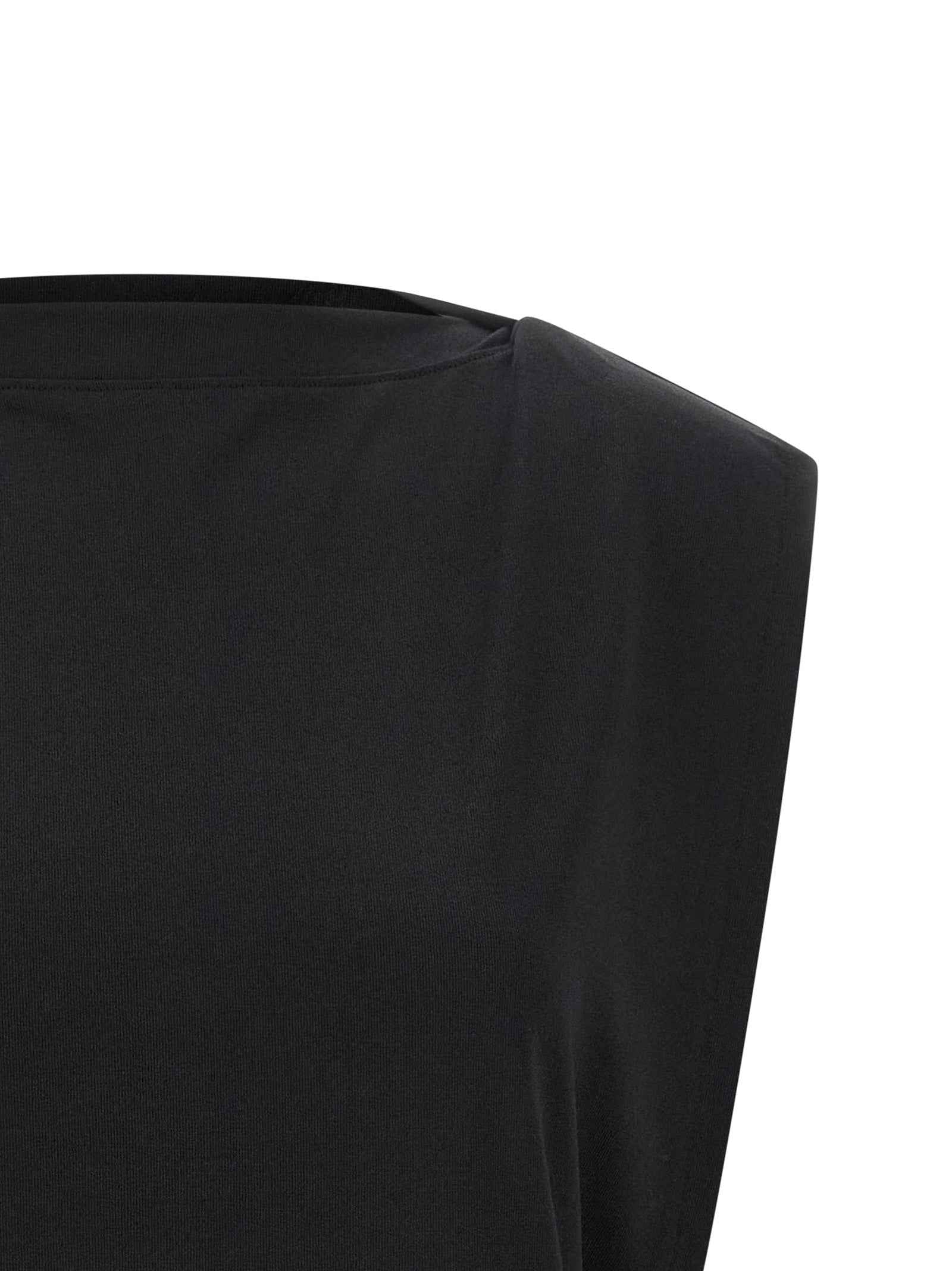 Jacquemus Black Paper Sleeveles T-Shirt