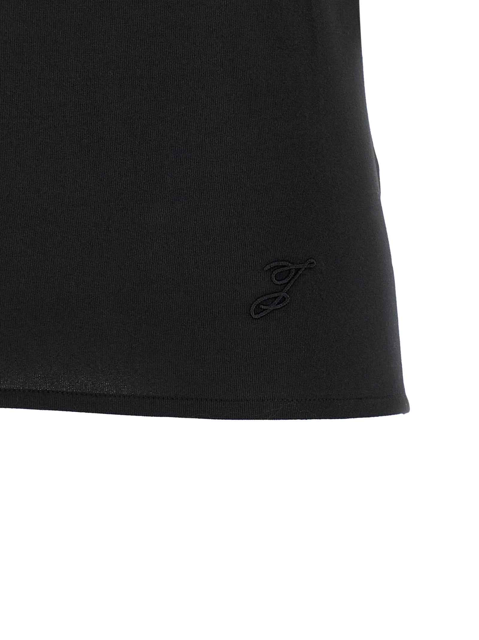 Jacquemus Black Paper Sleeveles T-Shirt