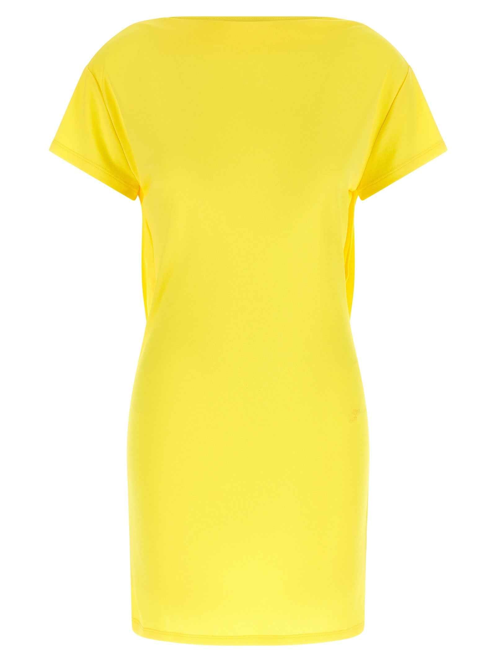 Jacquemus Bicolor Viscose Short Dress