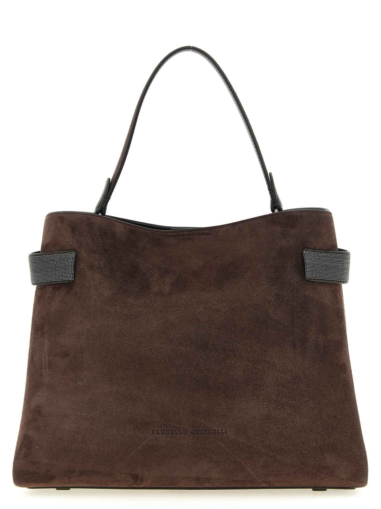 Brunello Cucinelli Brown Calfskin Handbag