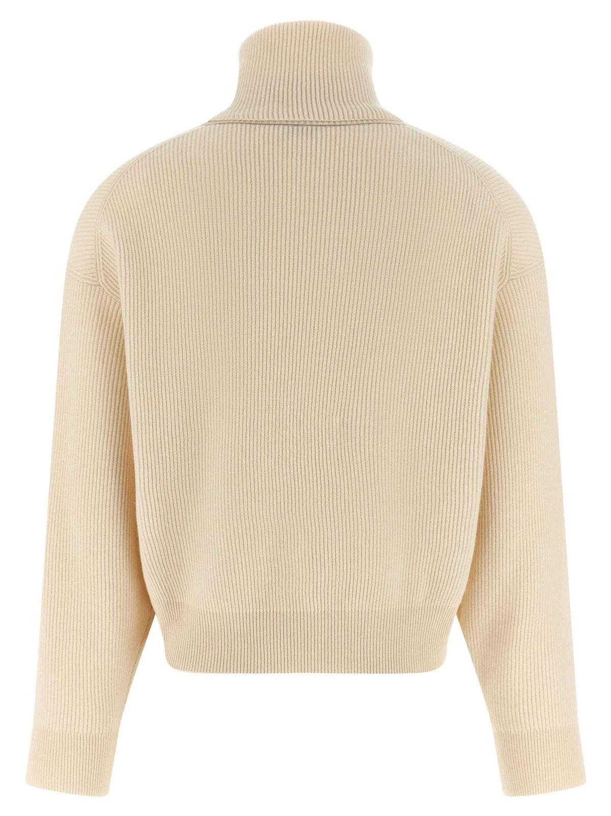 Brunello Cucinelli White Virgin Wool Cardigan