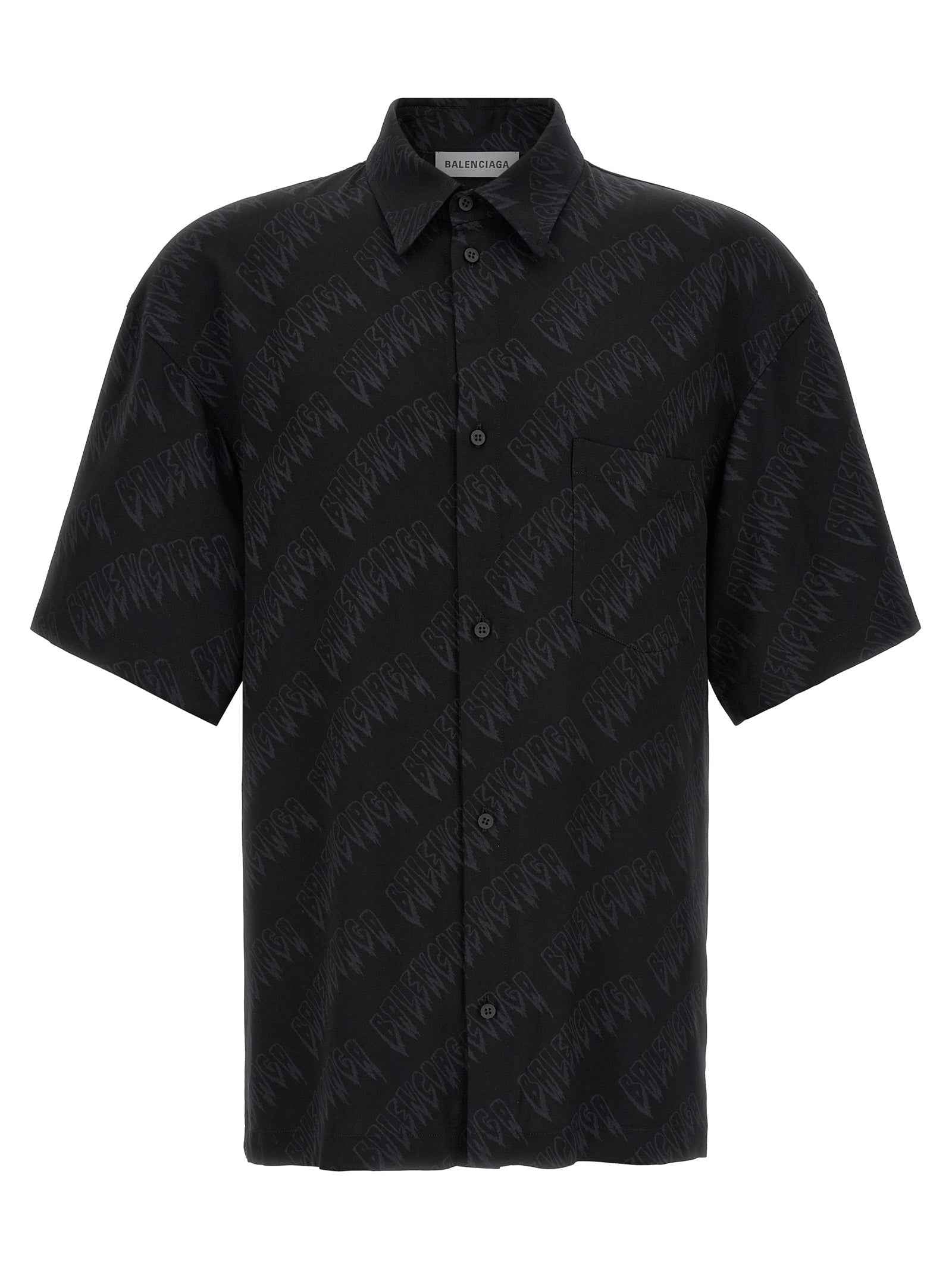 Balenciaga Black Viscose Blouse