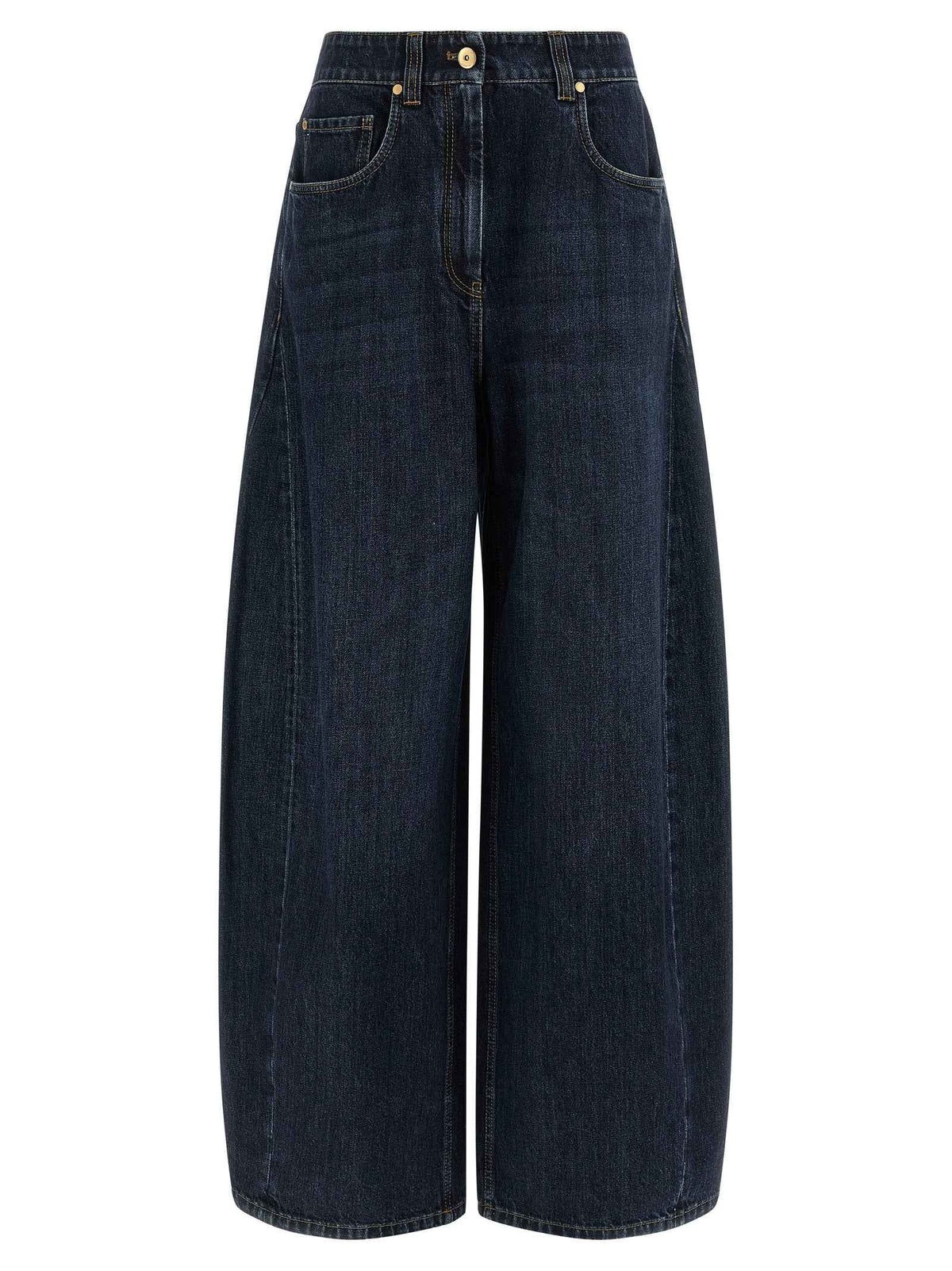 Brunello Cucinelli Blue Cotton Jeans Denim