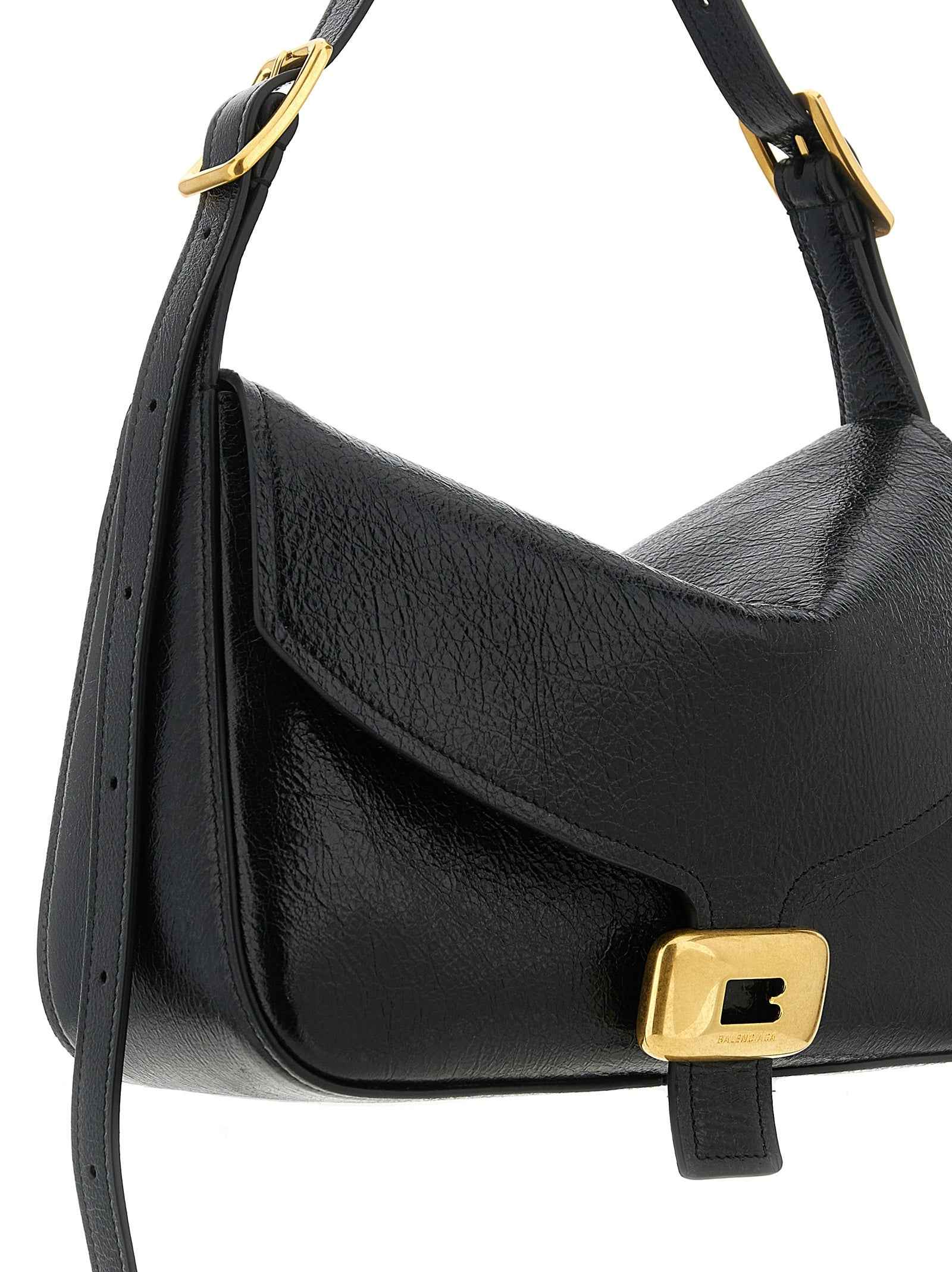 Balenciaga Black Lamb Leather Shoulder Bag